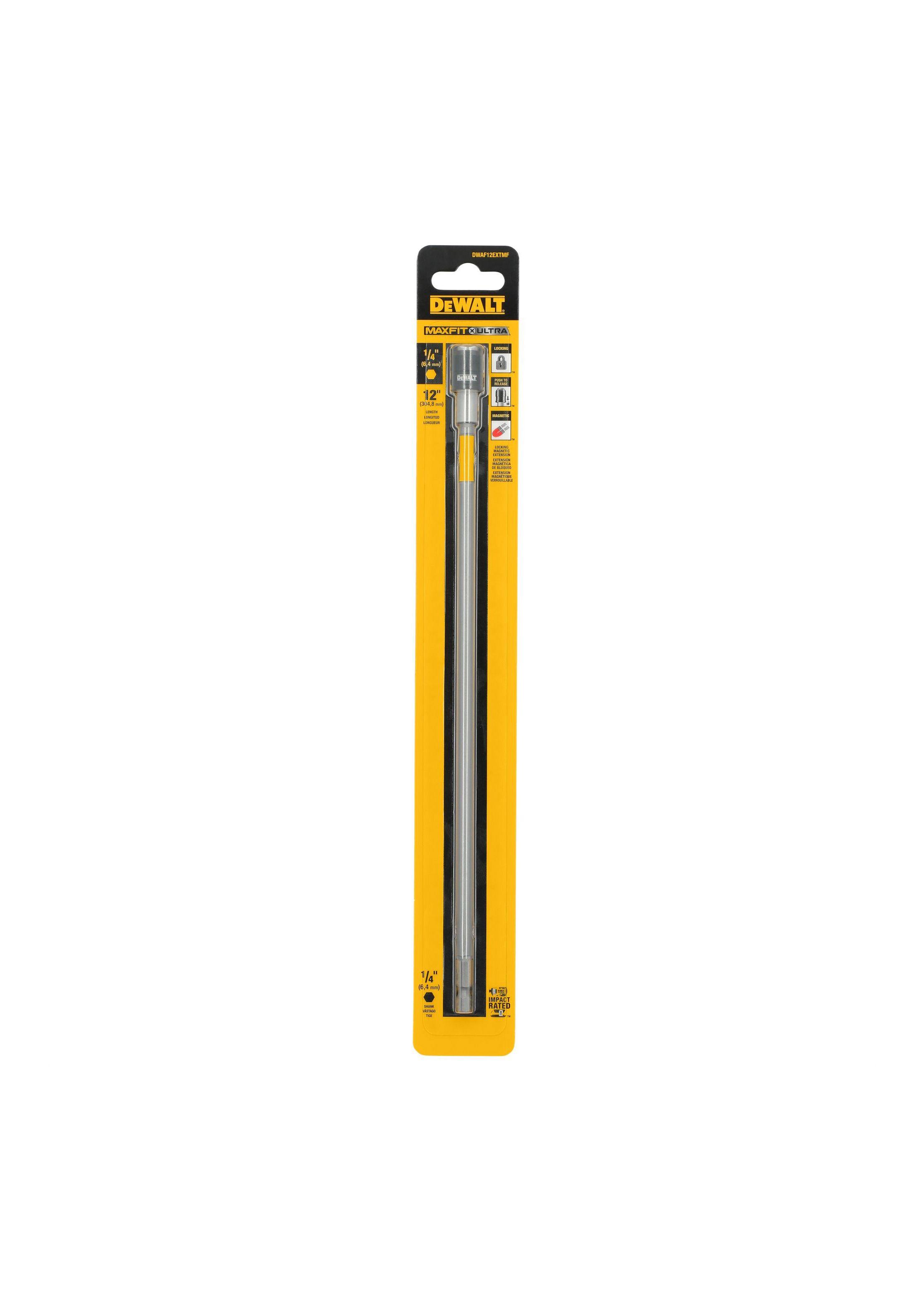 Extensión Magnética con bloqueo 1/4" V DEWALT DWAF12EXTMF-3