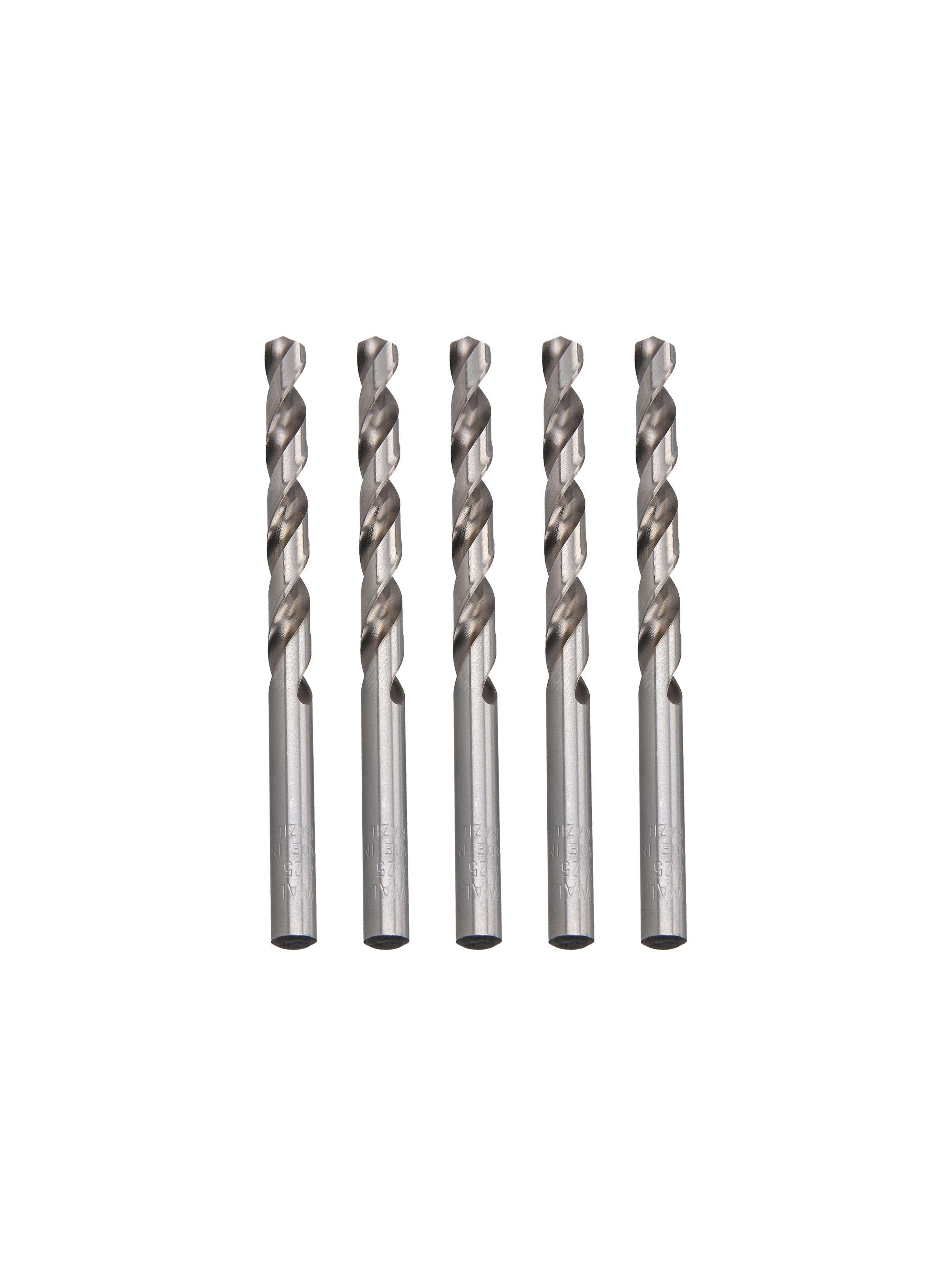 Set 5 brocas acero rápido (HSS) 8mm DEWALT DWA28800-0