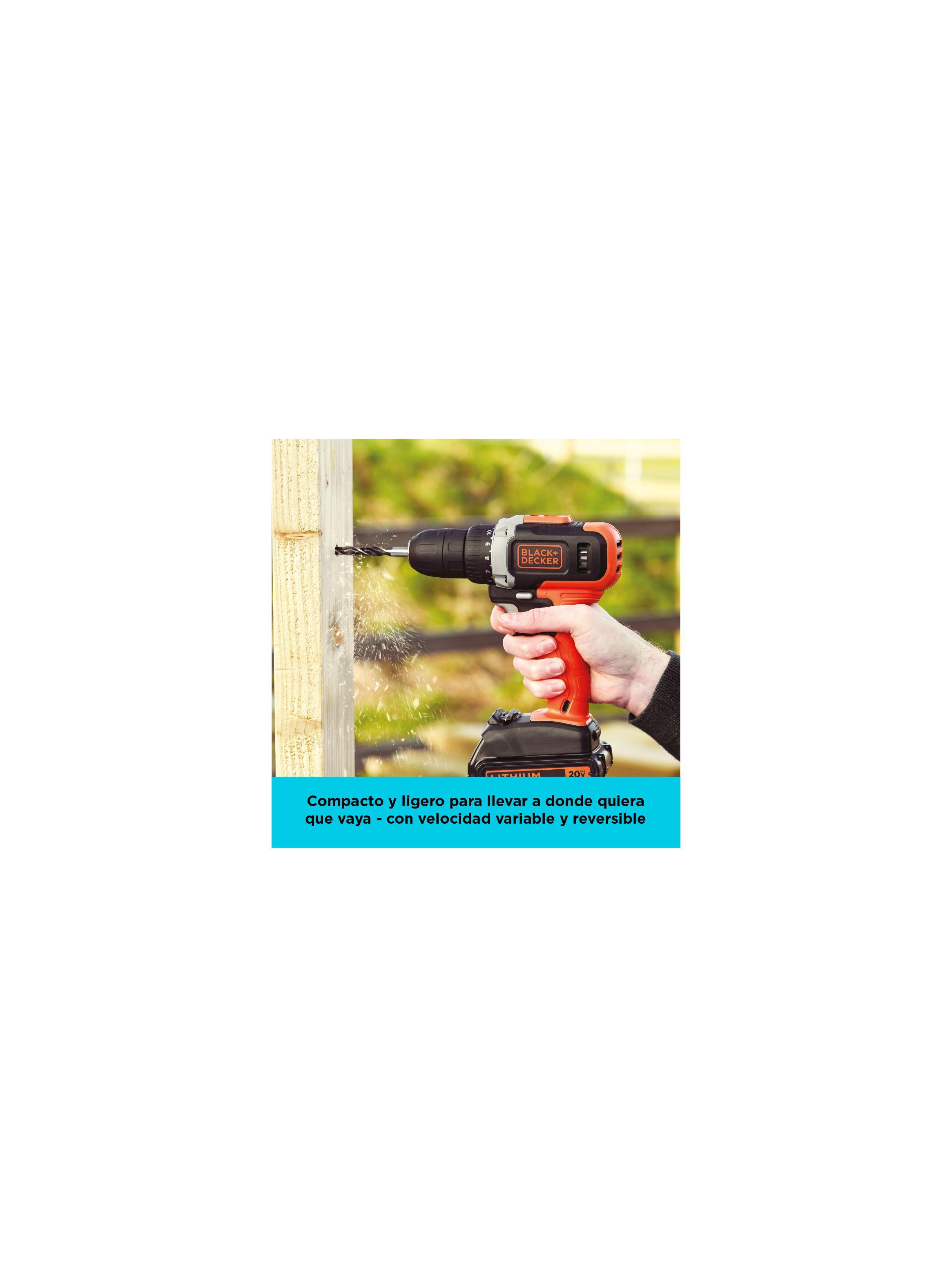 Kit Taladro Atornillador 10mm + Sierra Circular 140mm 20V BLACK+DECKER-2