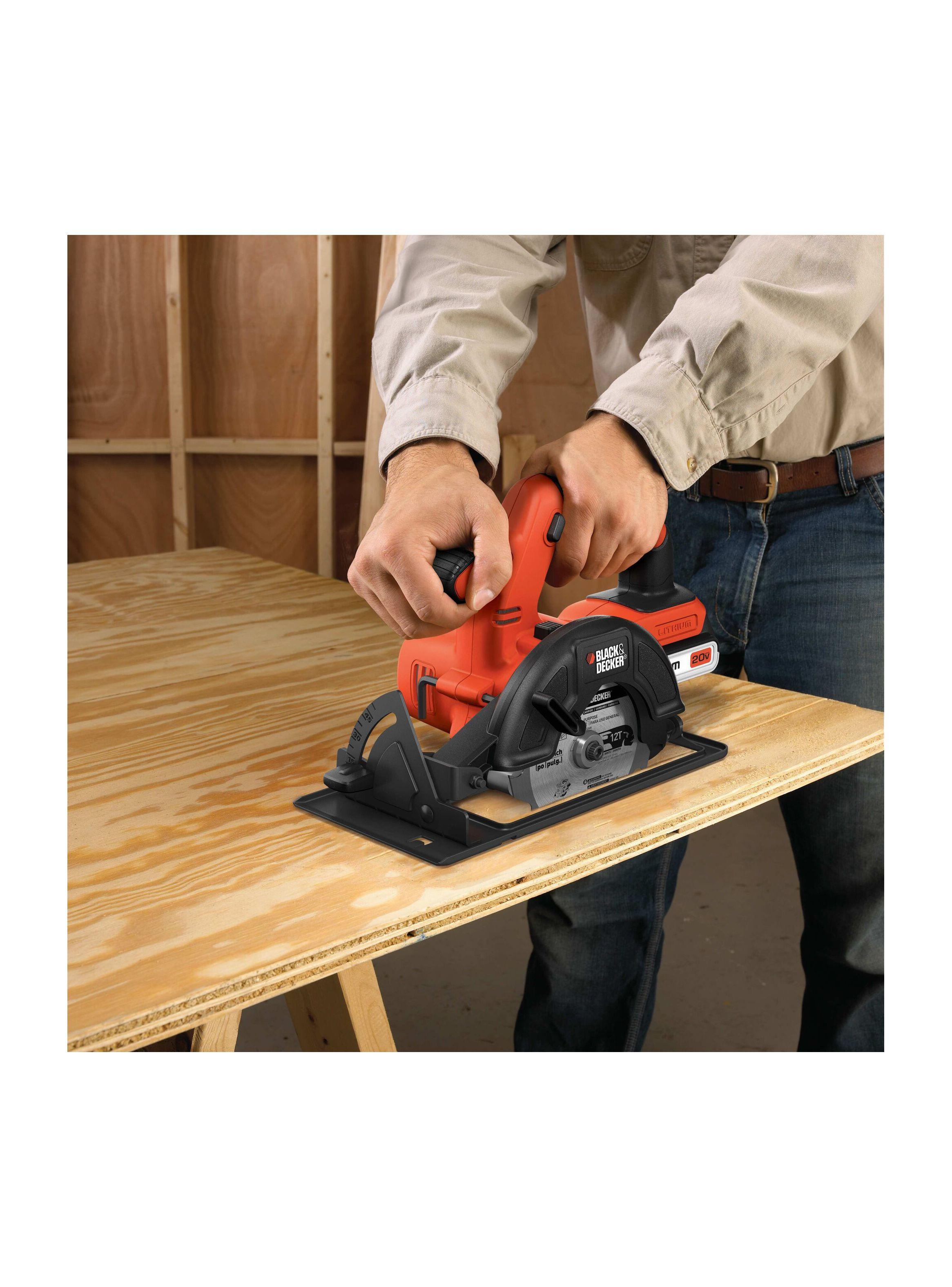 Kit Taladro Atornillador 10mm + Sierra Circular 140mm 20V BLACK+DECKER-4
