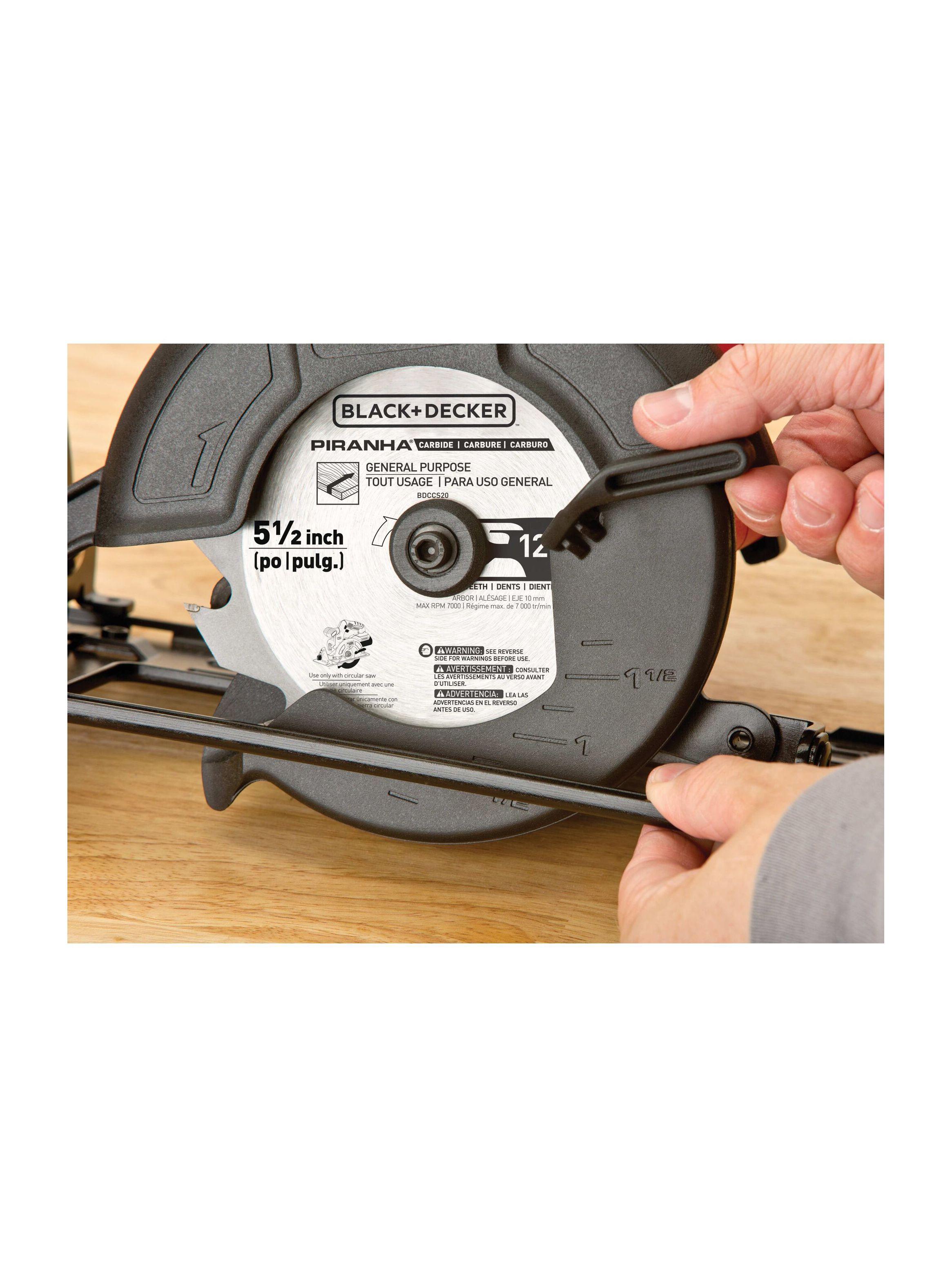 Kit Taladro Atornillador 10mm + Sierra Circular 140mm 20V BLACK+DECKER-5