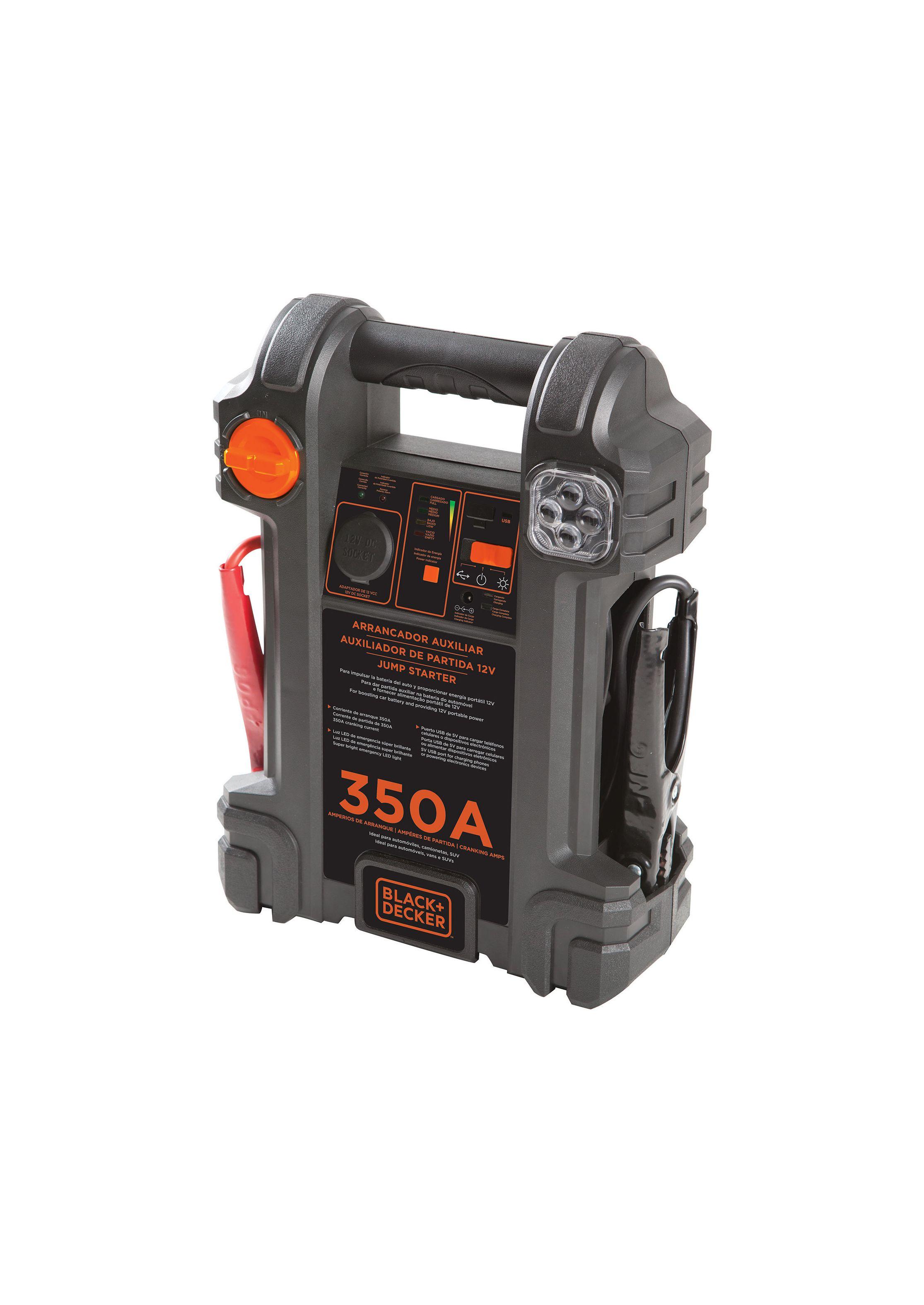 Partidor auxiliar 350A + Pulidora Orbital 120W BLACK+DECKER-1