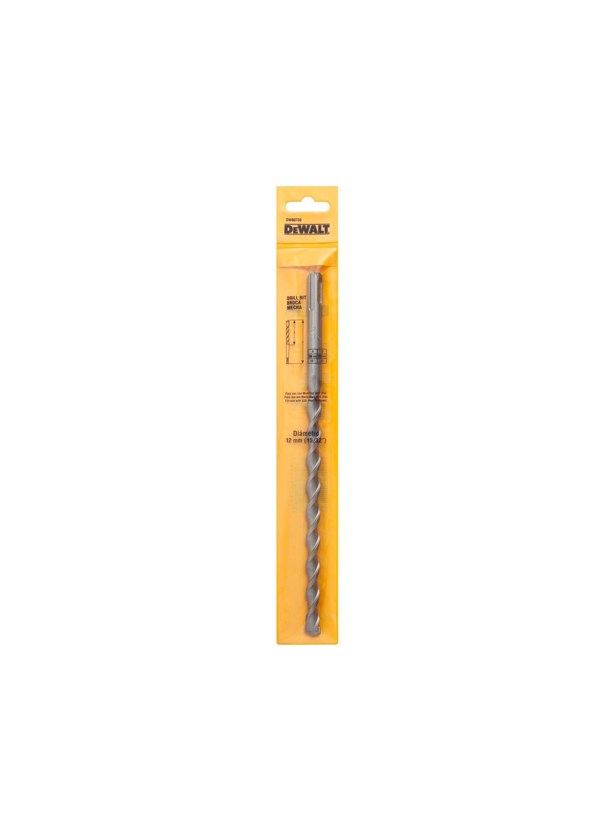 Broca SDS Plus Extreme 12x260mm DEWALT DW00739-3
