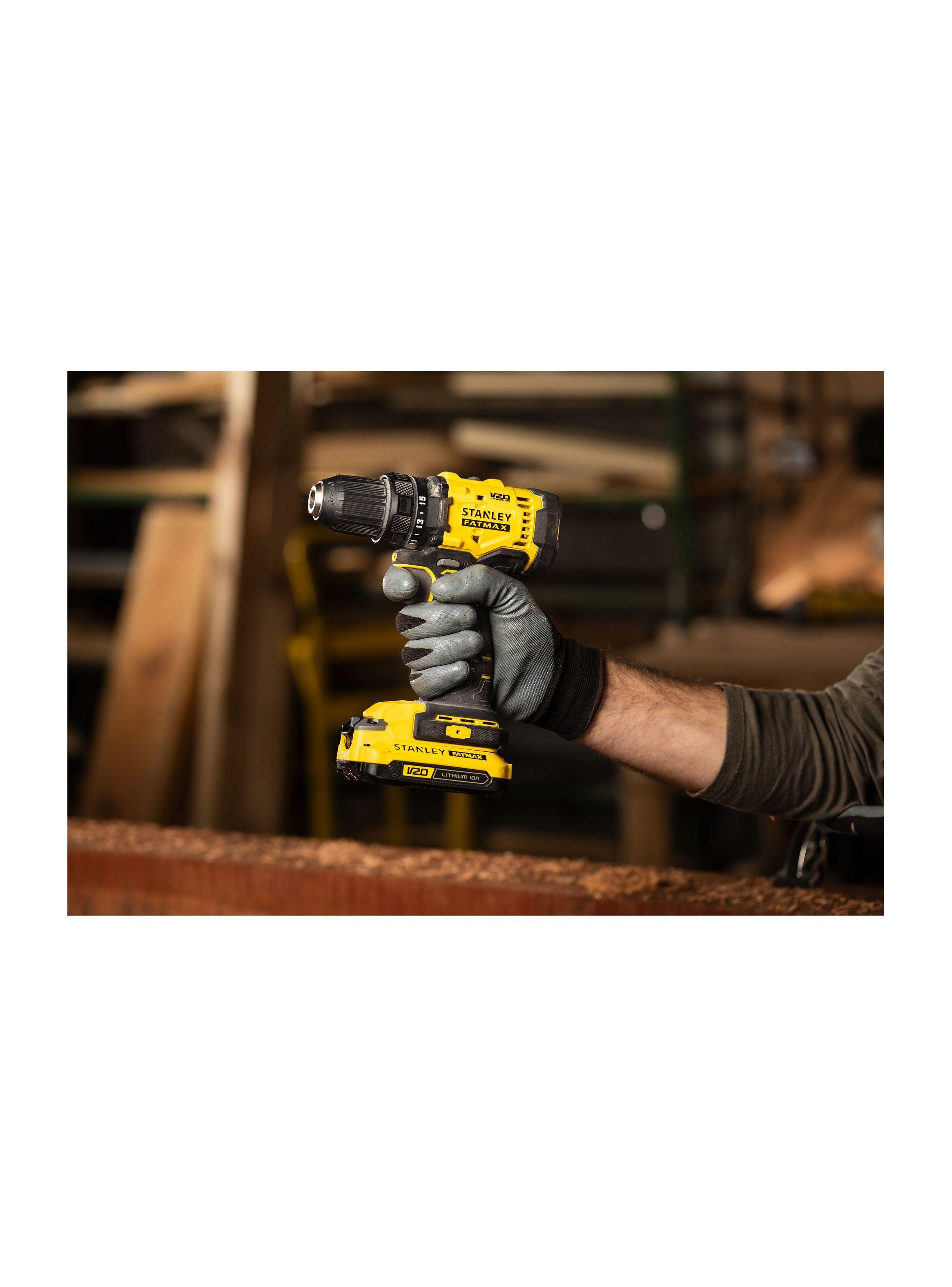 Taladro Atornillador 1/2" 20V STANLEY SCD701B-B3-2