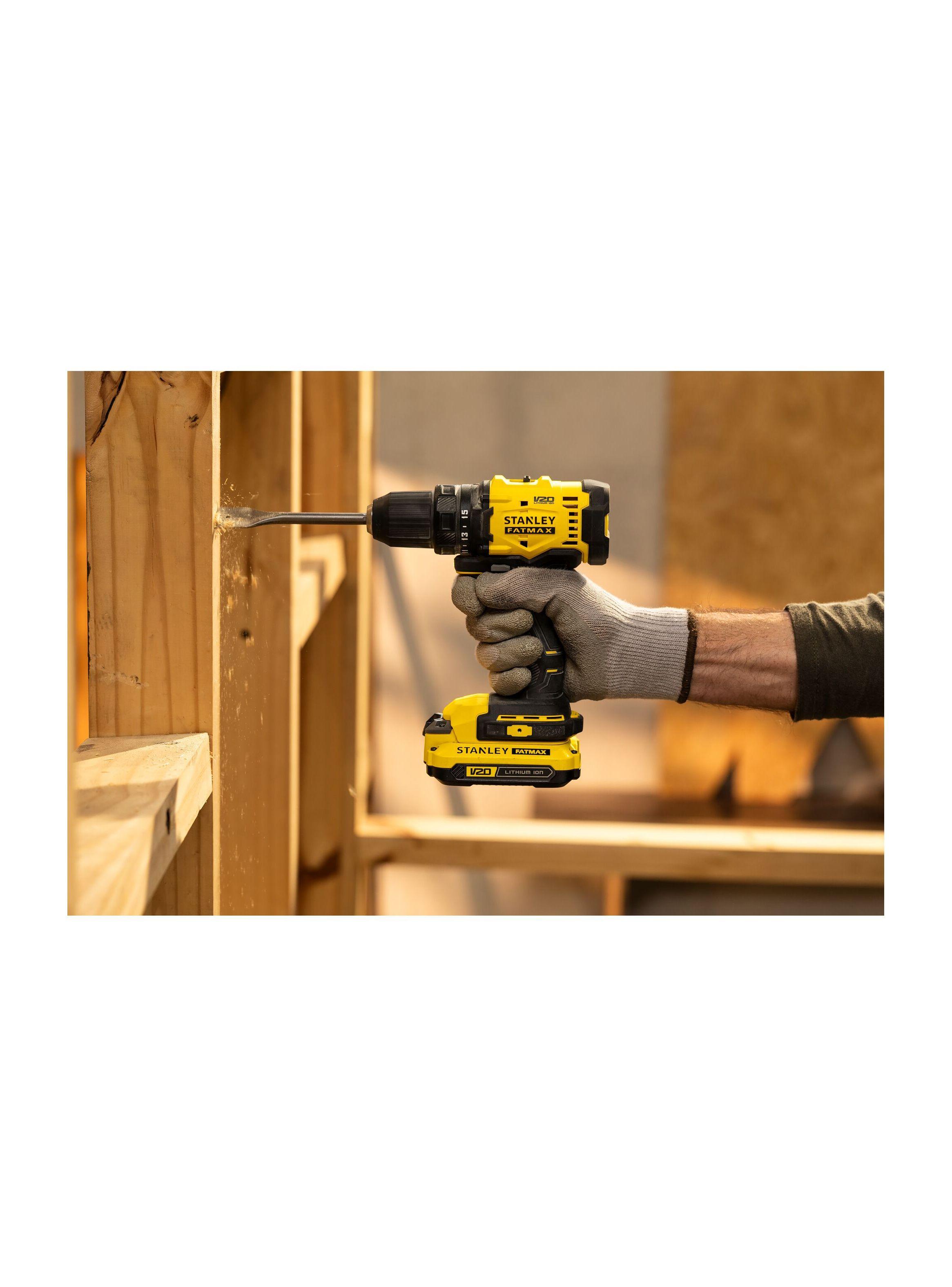 Taladro Atornillador 1/2" 20V STANLEY SCD701B-B3-3