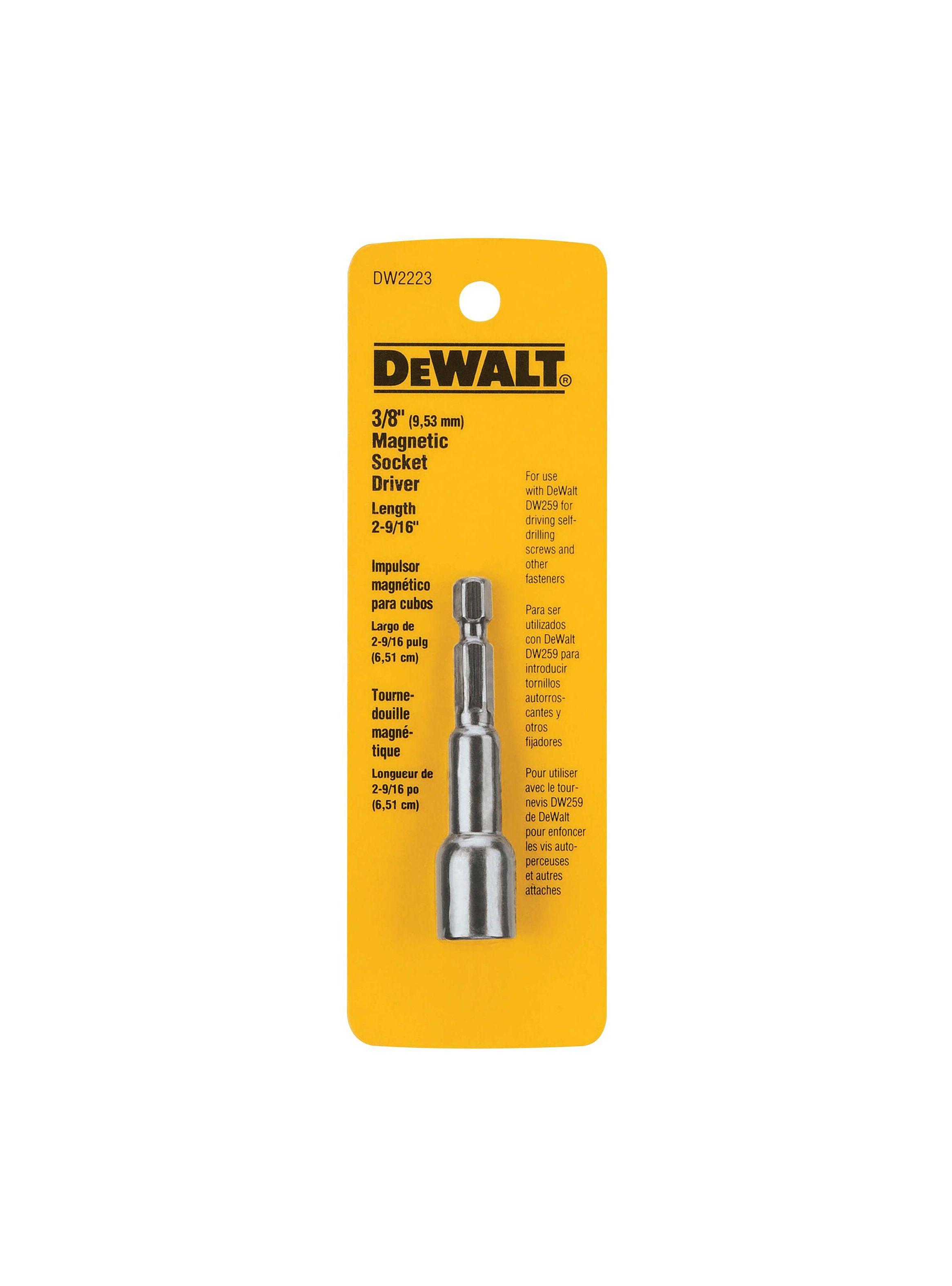Adaptador magnético 3/8" X 2-9/16" DEWALT DW2223-1