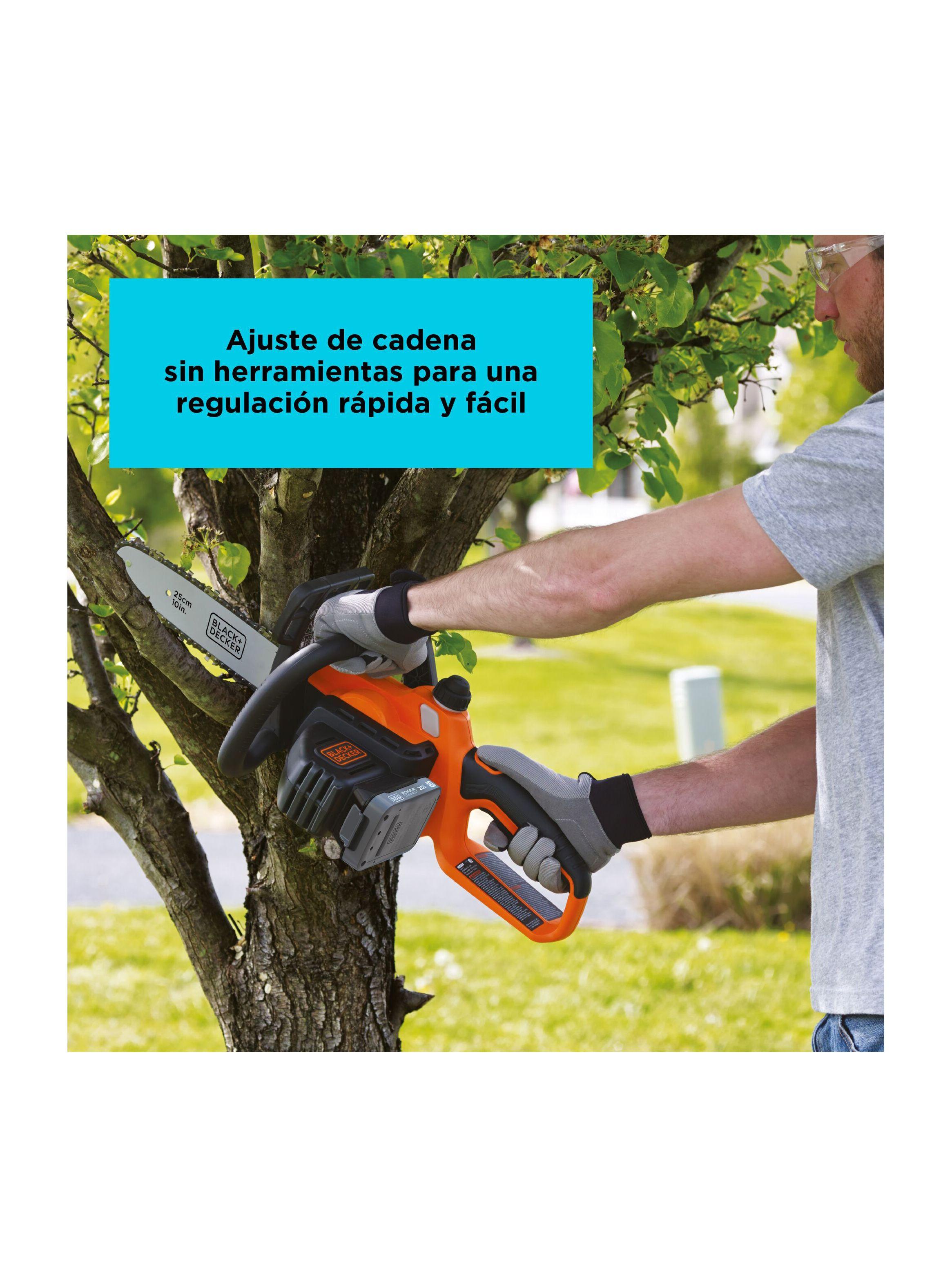 Motosierra 20V 10" (25cm) BLACK+DECKER BCCS1020D1-B2-4