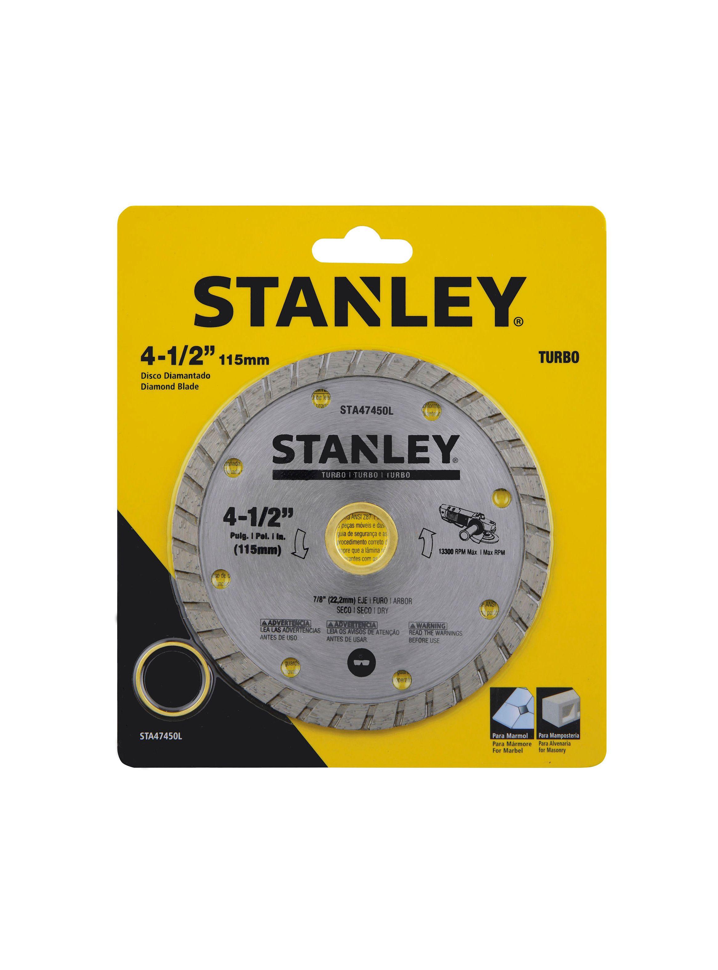 Disco diamantado 4,5" Stanley STA47450L-3