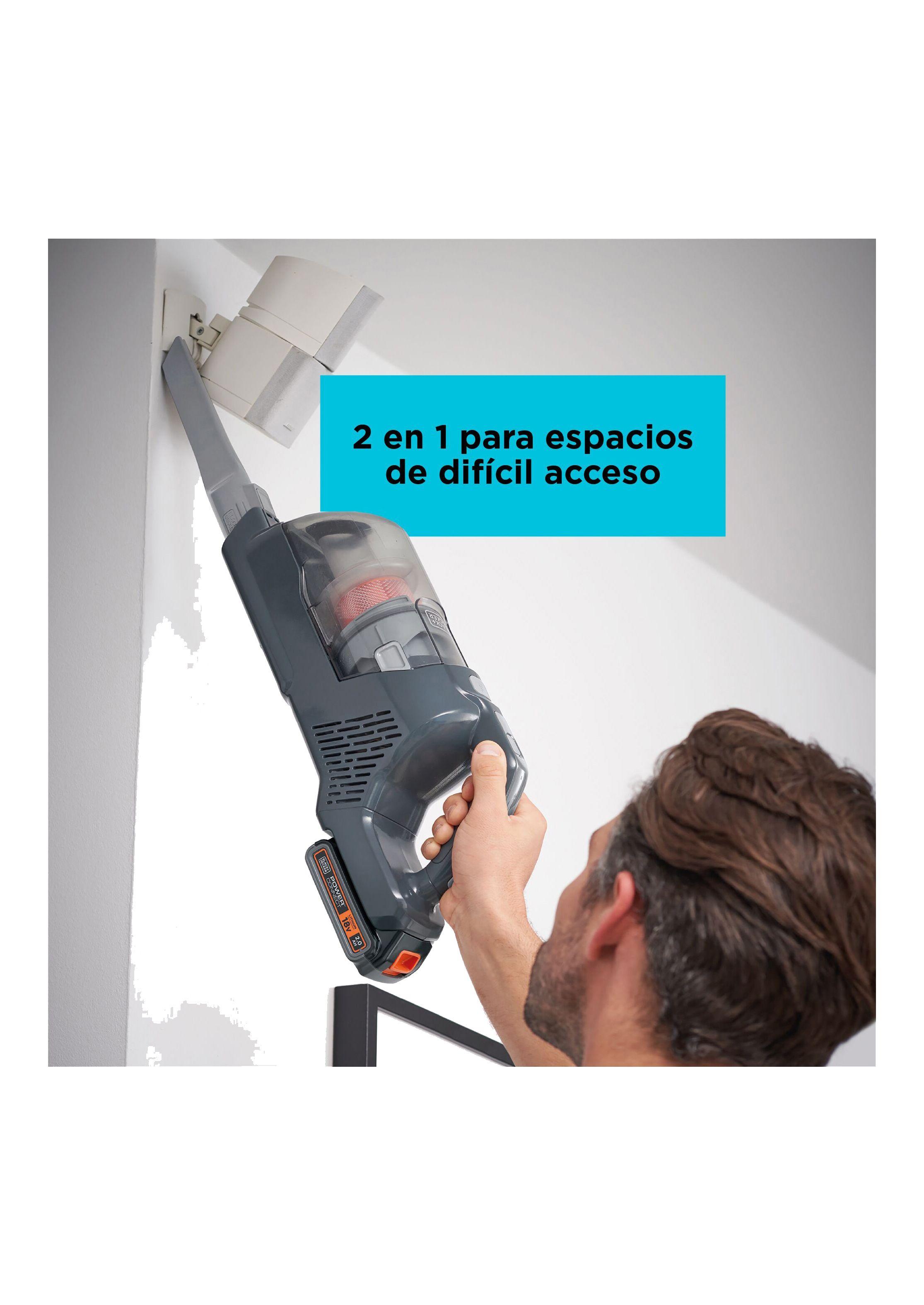 Aspiradora Vertical Inalámbrica 20V BLACK+DECKER BHFEA18D1-8