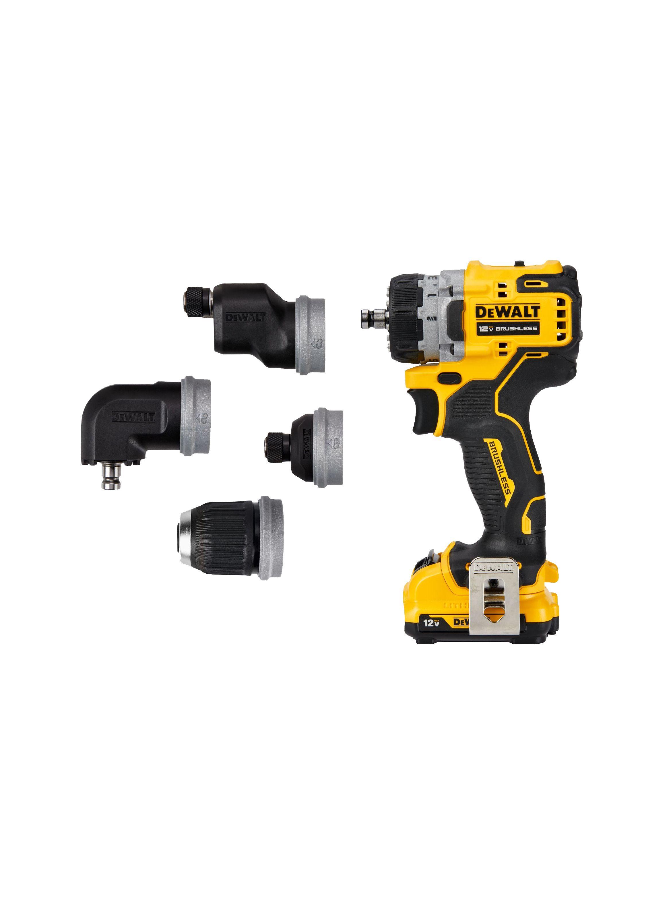 Kit Taladro/Atornillador 12V 5en1 XTREME™ +accesorios DEWALT-8