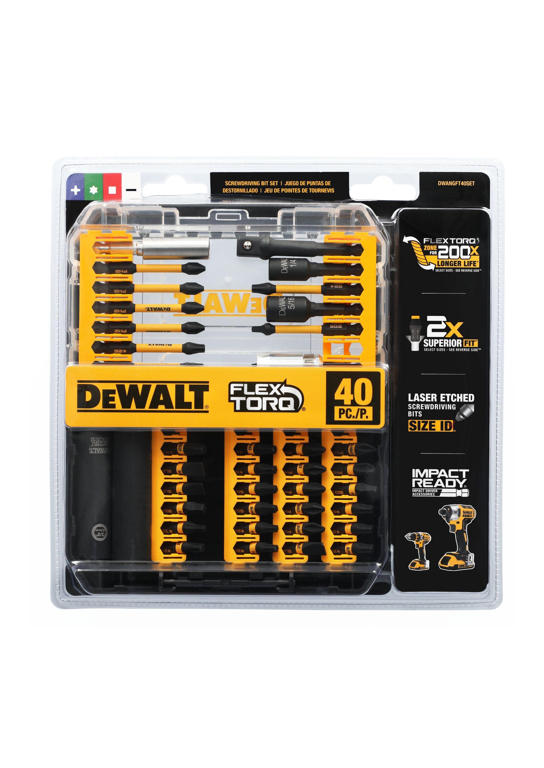Set 40 piezas IMPACT READY® FlexTorq™ DEWALT DWANGFT40SET-4