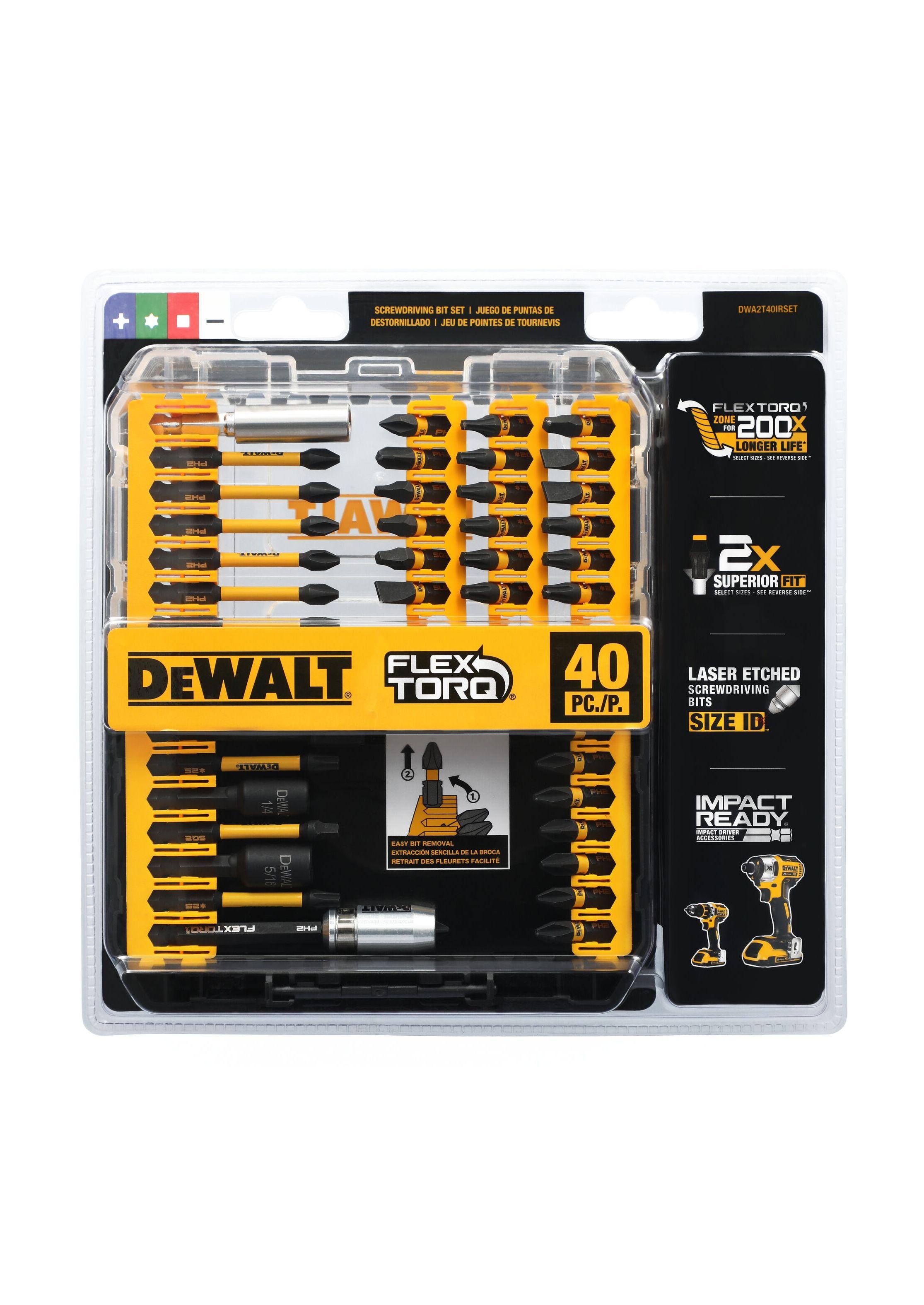Set 40 piezas IMPACT READY® FlexTorq™ DEWALT DWA2T40IRSET-3