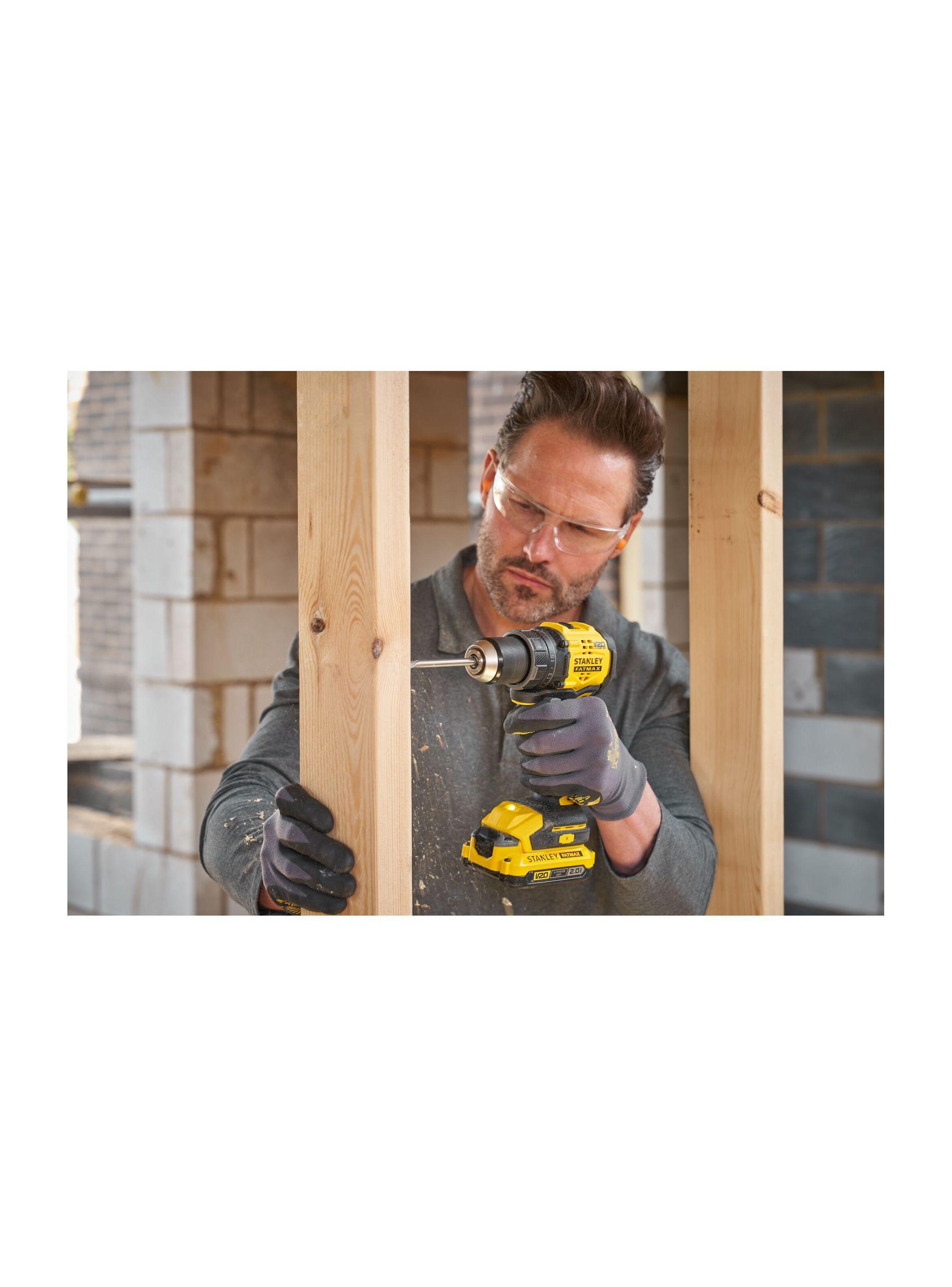 Taladro atornillador 1/2" 20V BRUSHLESS STANLEY SBD714B-B3-3