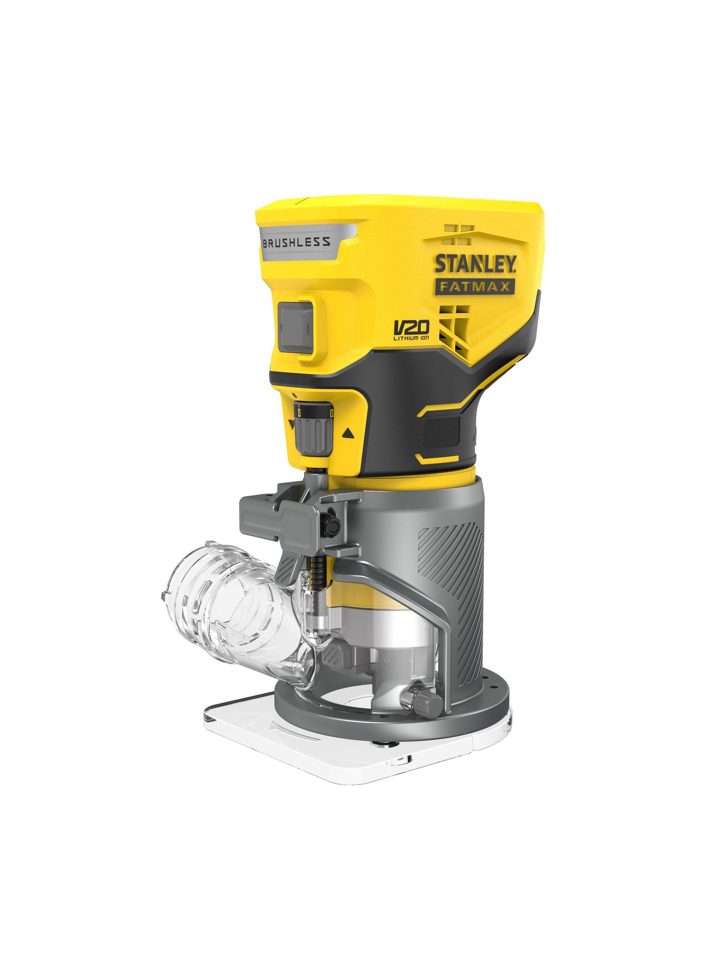 Rebajadora compacta 1/4" 20V BRUSHLESS STANLEY SCW400B-B3-2