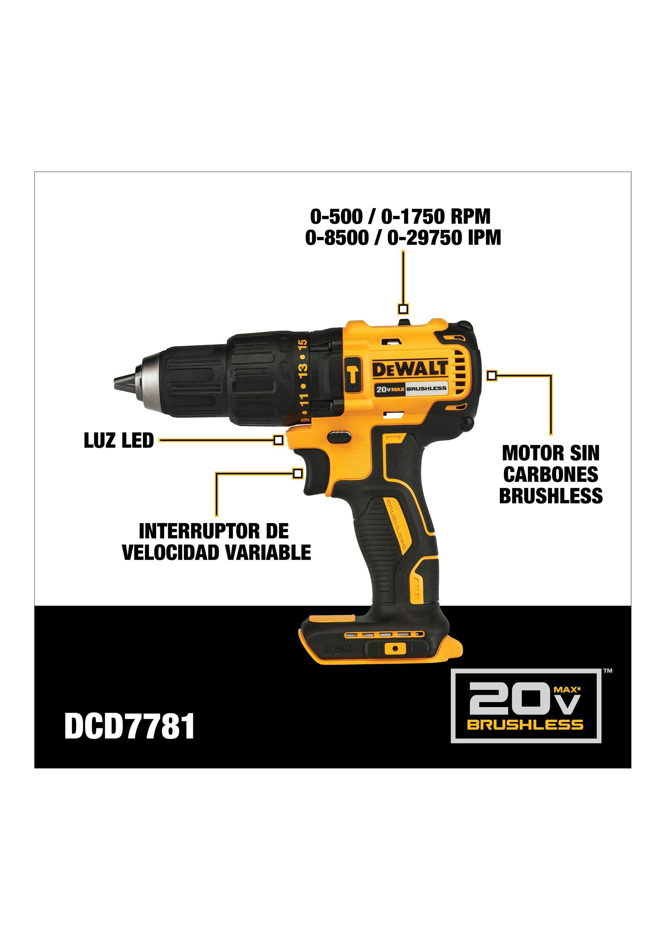 Kit Taladro Percutor + Sierra Caladora 20V DEWALT DCK249M1-1
