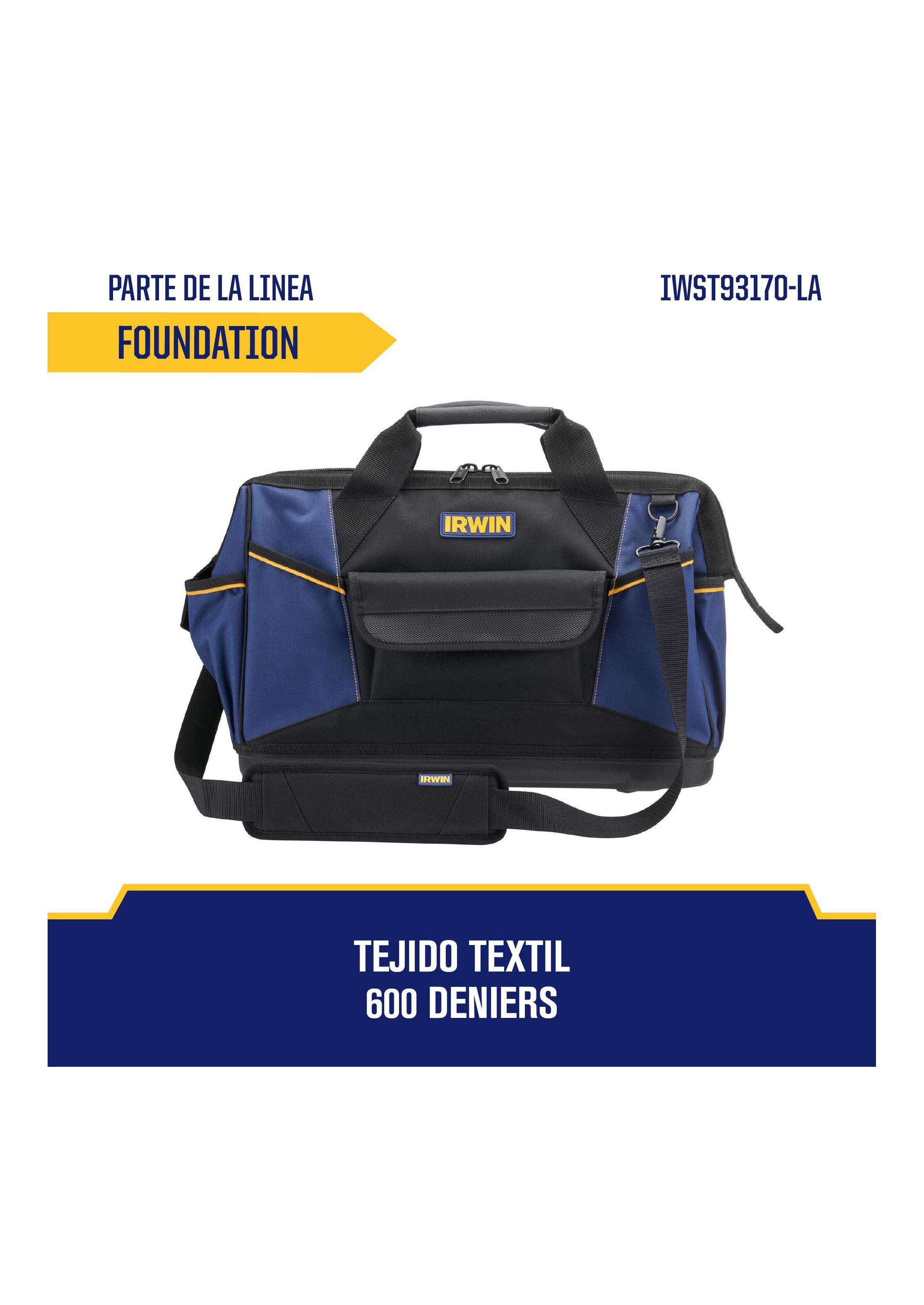 Bolso de herramientas 20" con 8 secciones IRWIN-3