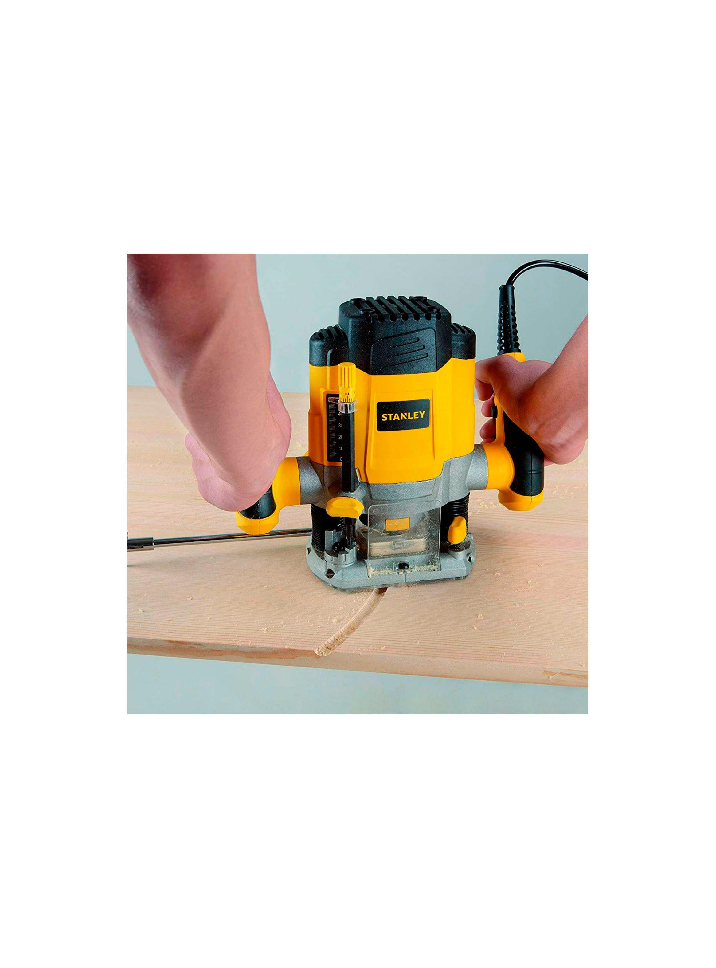 Rebajadora/Fresadora 1200W + taladro percutor 1/2" STANLEY-3