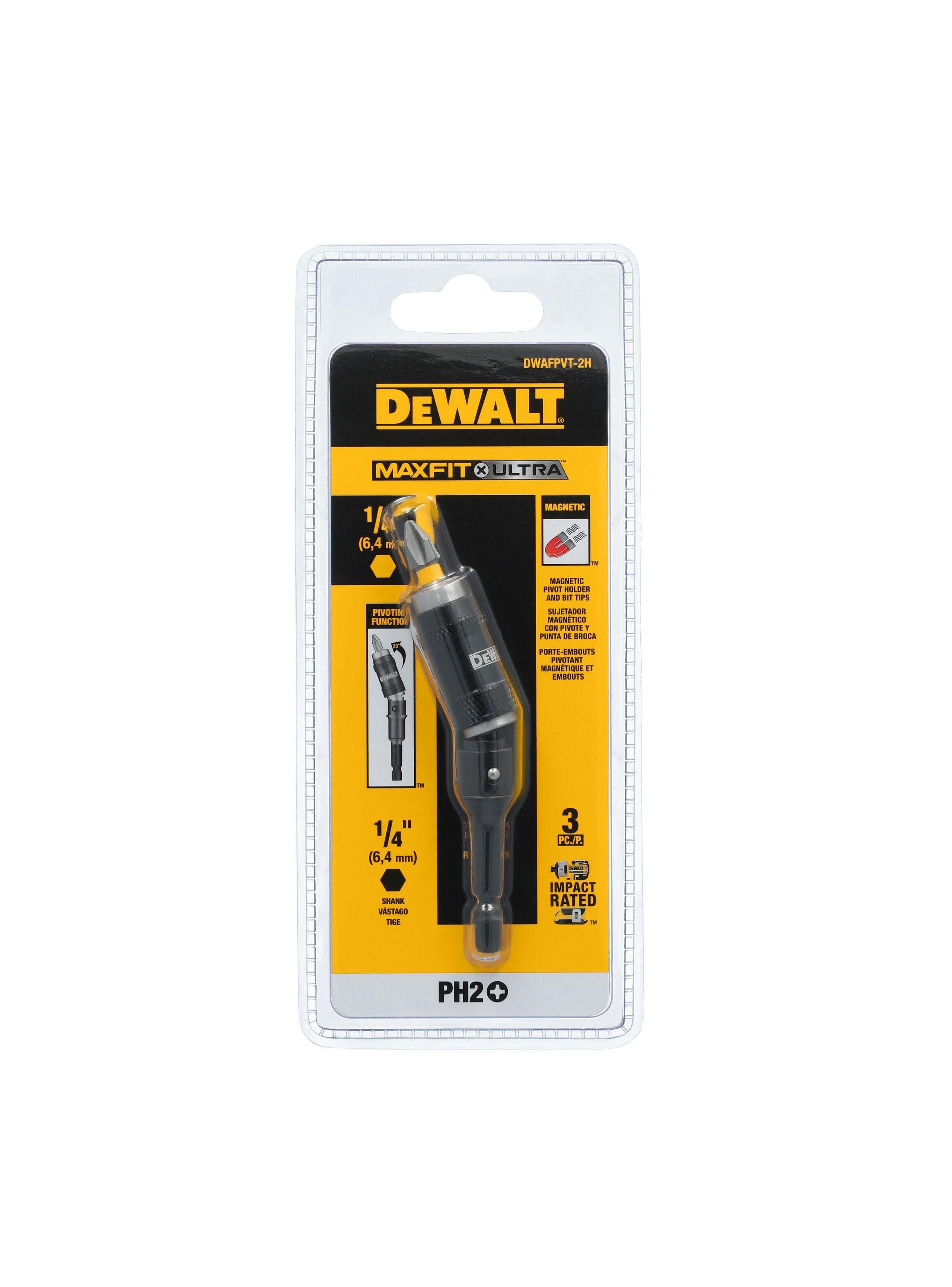 Adaptador rápido Avellanar PH2 DEWALT DWAFPVT-2H-3