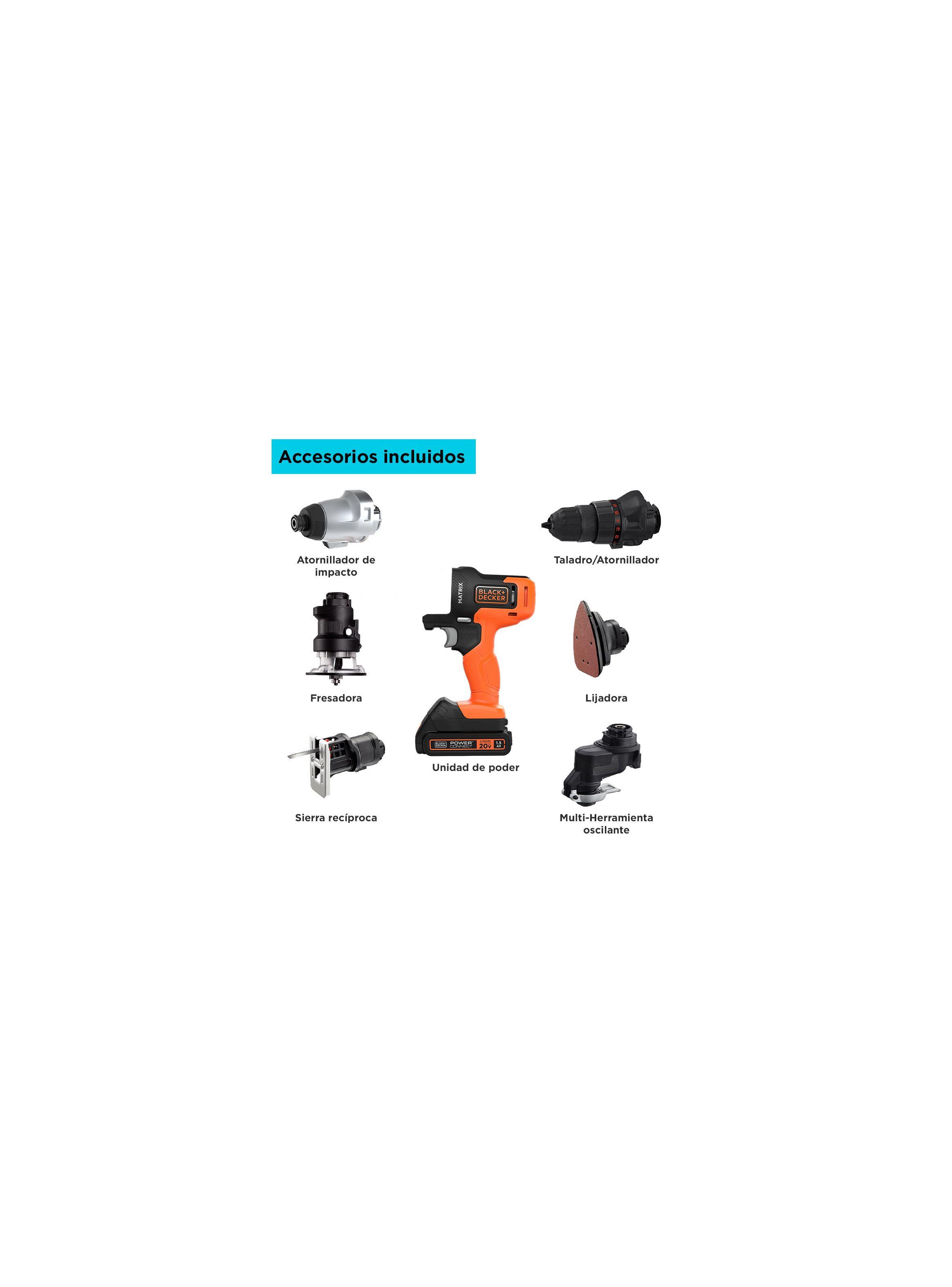 Herramienta Multipropósito 20V 6en1 Matrix™ BLACK+DECKER-2