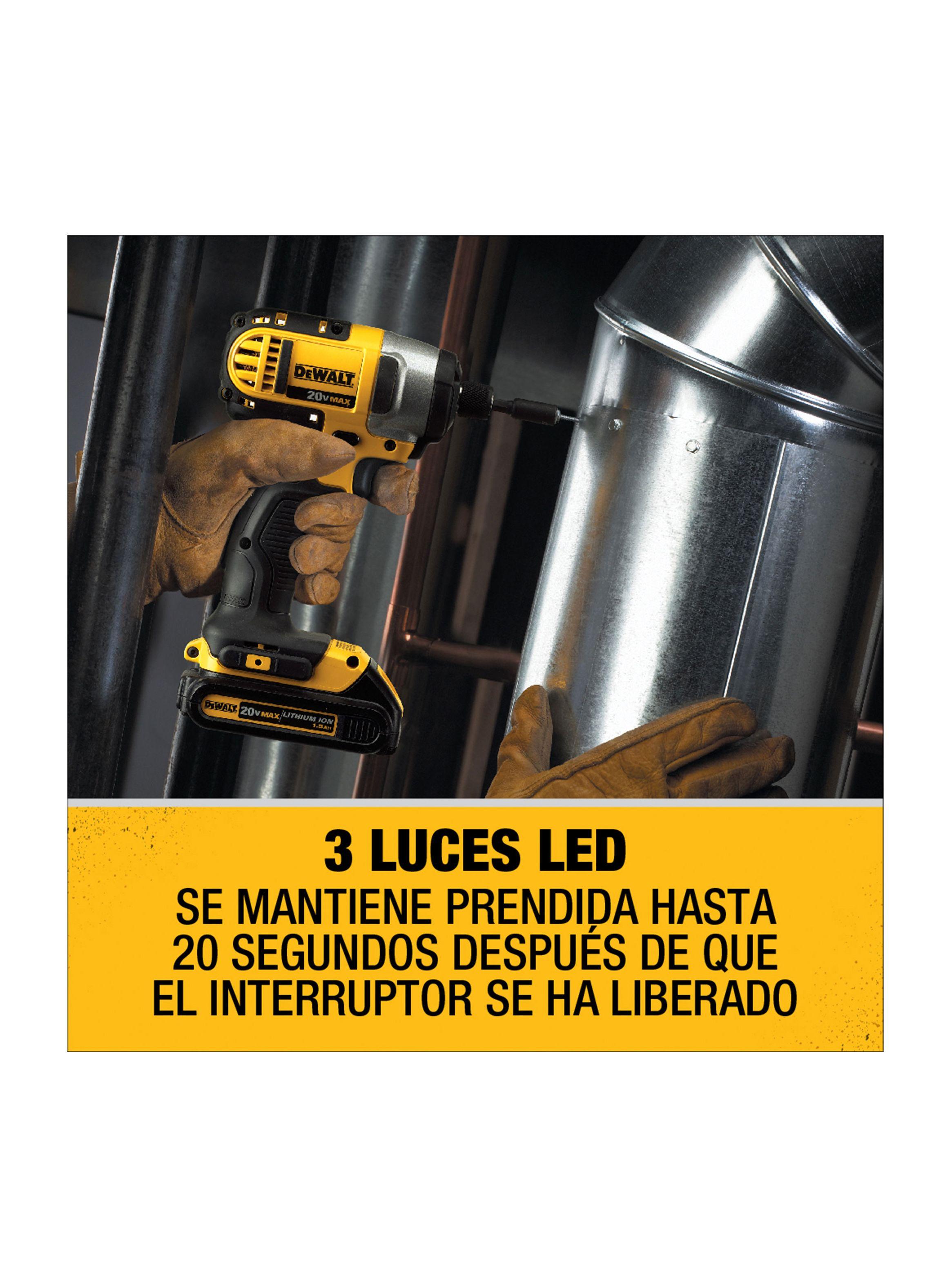 Atornillador de impacto 1/4" 20V Sin Batería DEWALT DCF885B-4