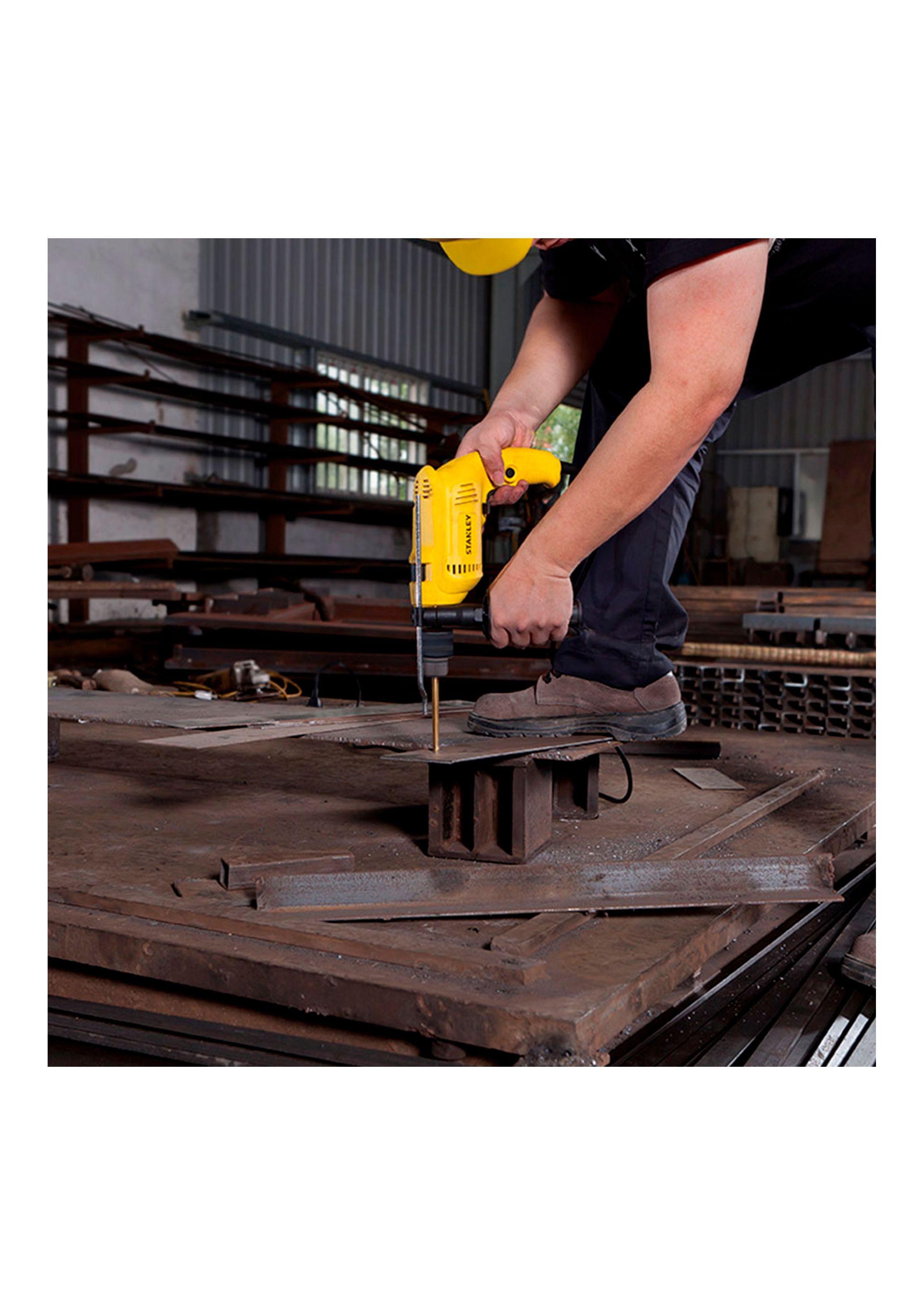 Kit Taladro Percutor 13mm 600W + Esmeril 600W 115mm-4