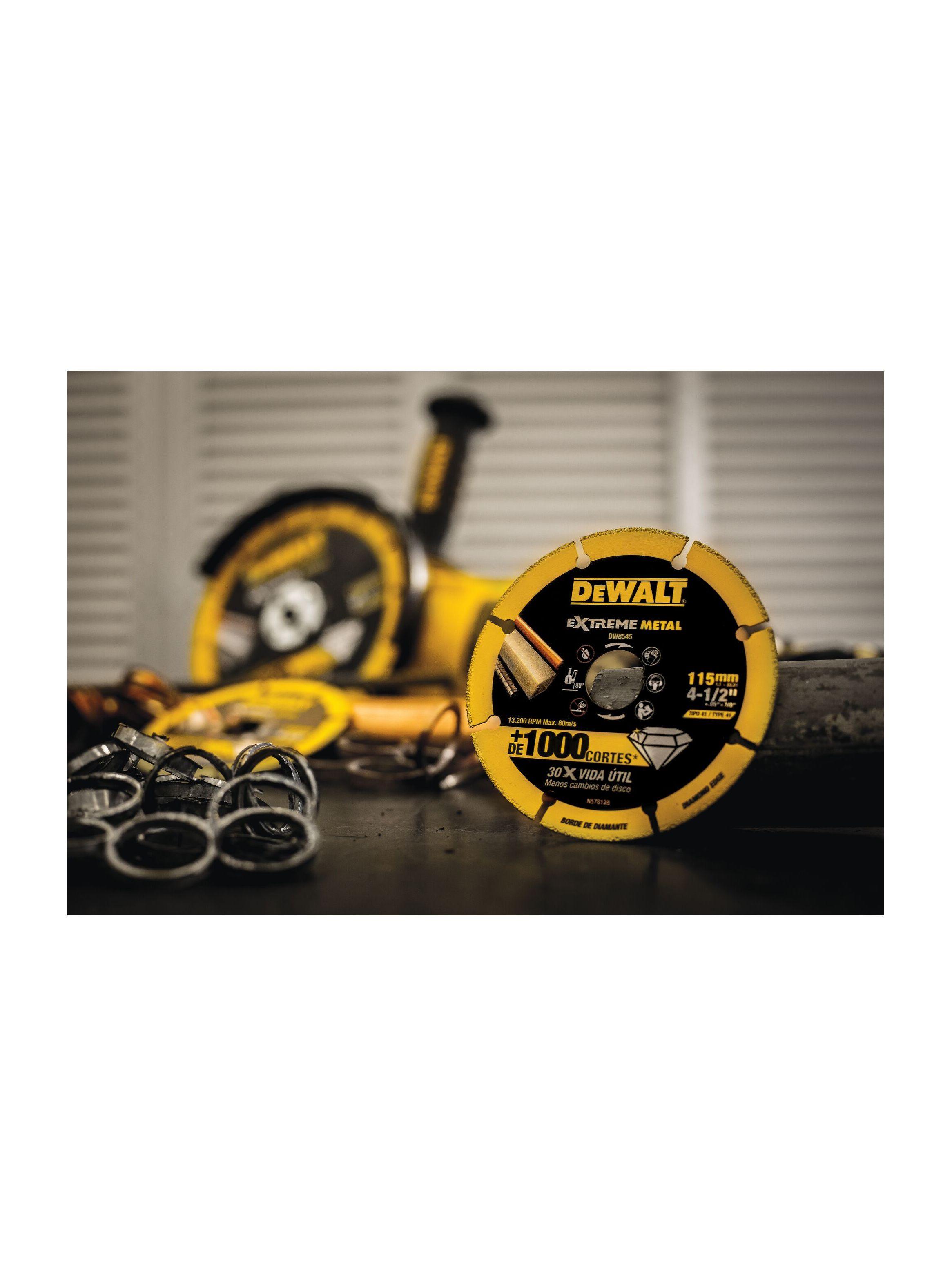 Set 5 discos de corte diamantado 4-1/2" DEWALT DW8545-1