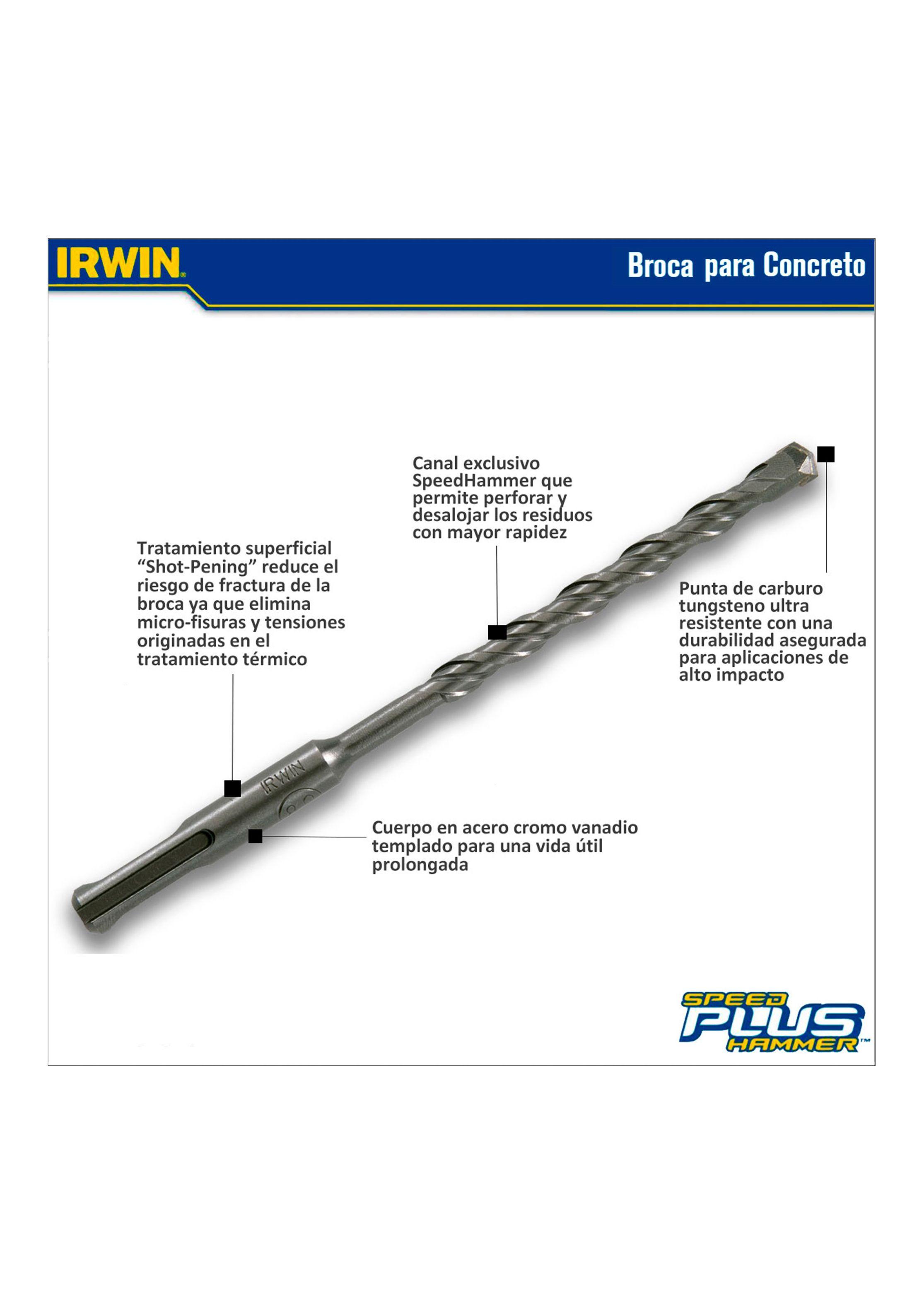 Broca Para Concreto SDS Plus IRWIN IW13111-1