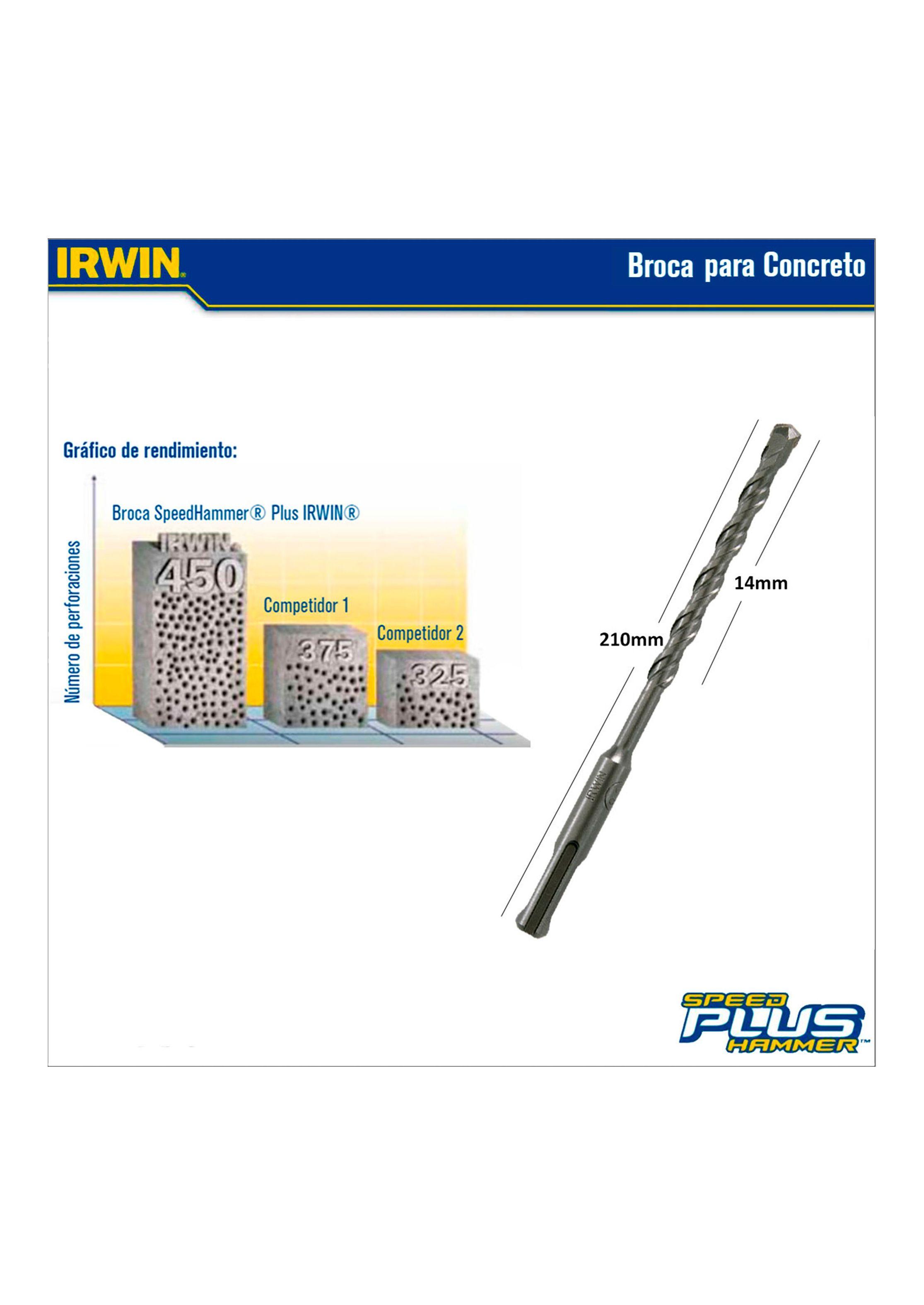 Broca Para Concreto SDS Plus IRWIN IW13111-3