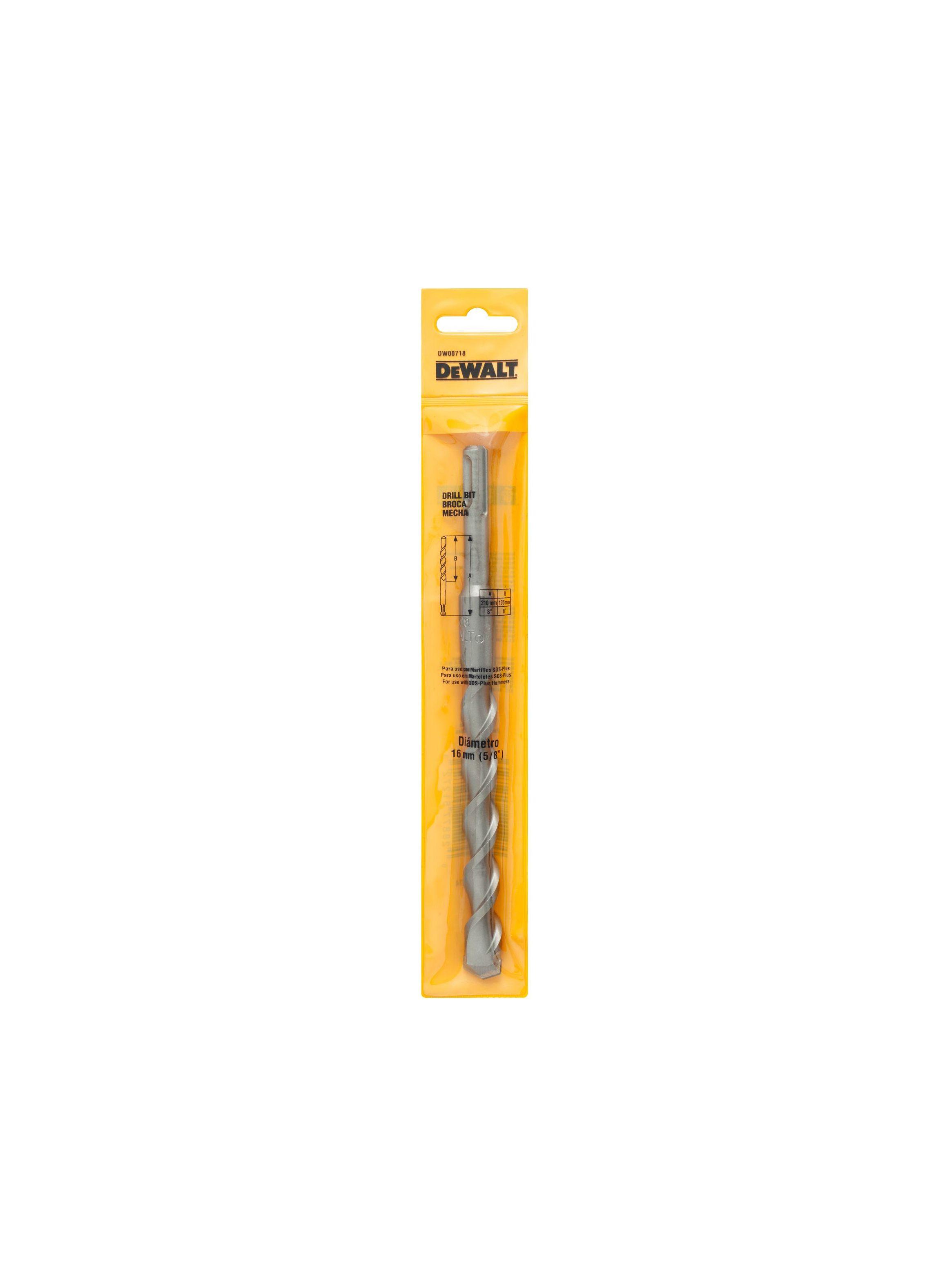 Broca SDS Plus Extreme 16x210mm DEWALT DW00718-3