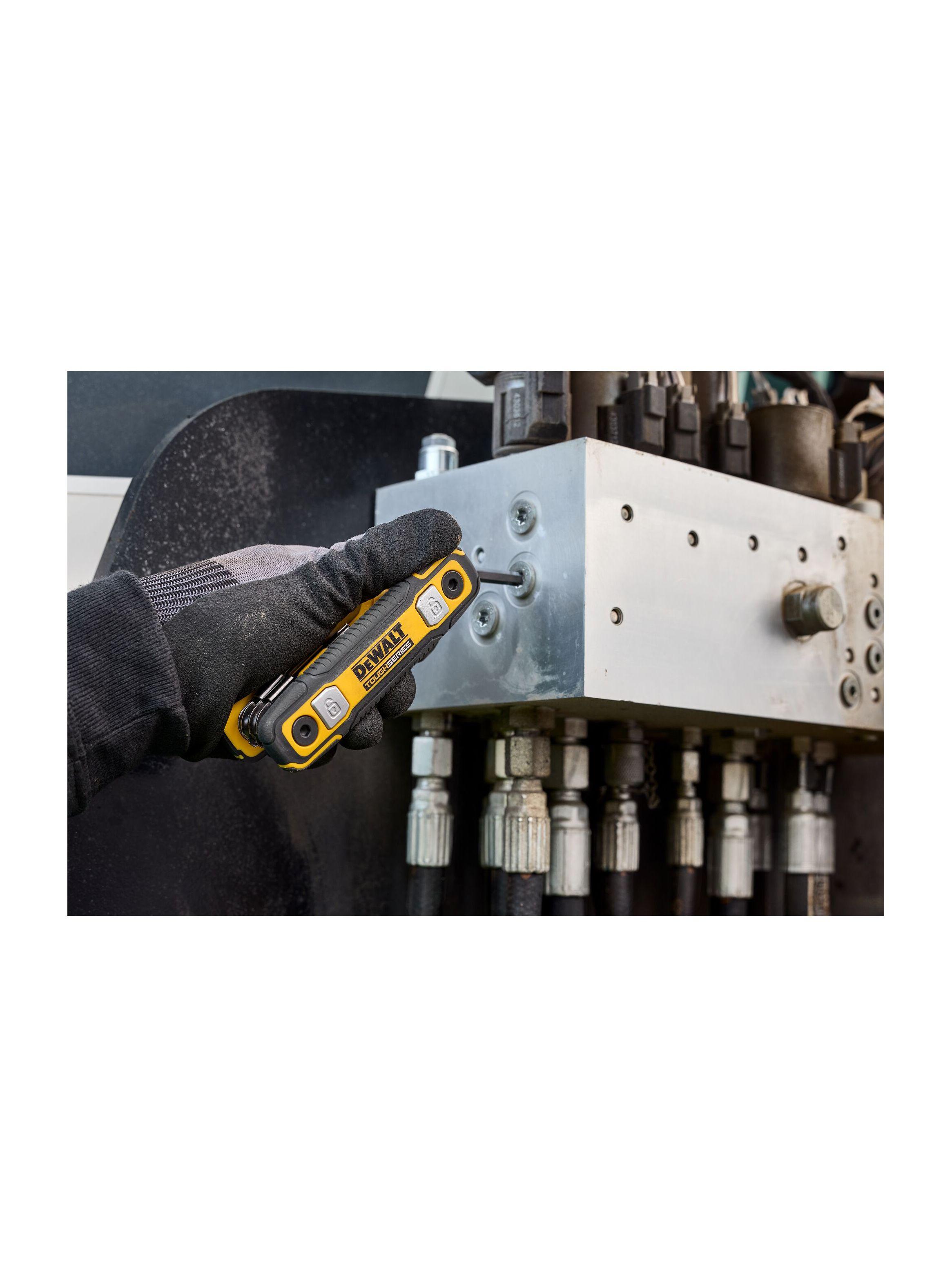 Llave hexagonal de bloqueo plegable DEWALT DWHT70268-3