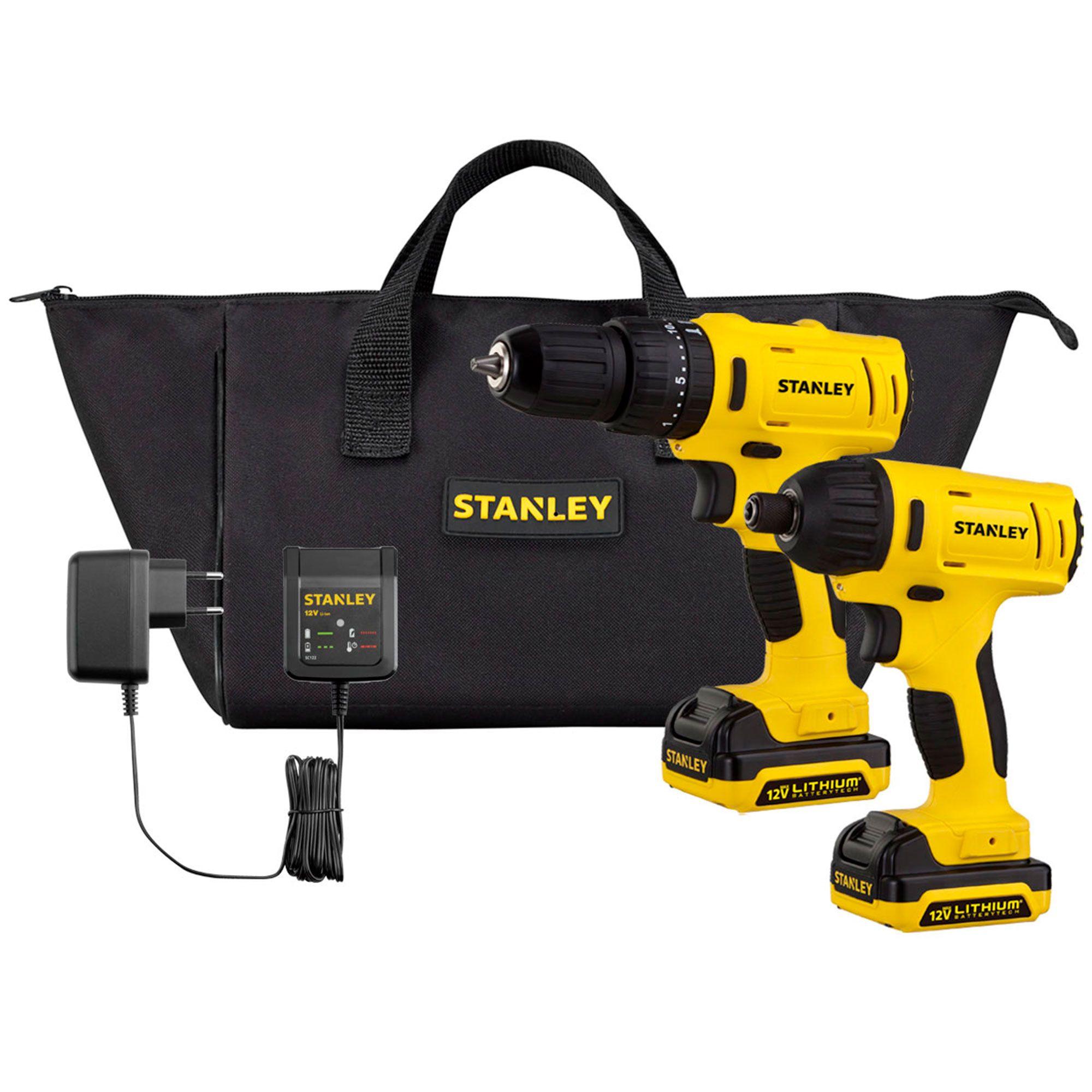 Kit taladro percutor 12V + atornillador de impacto 12V-0