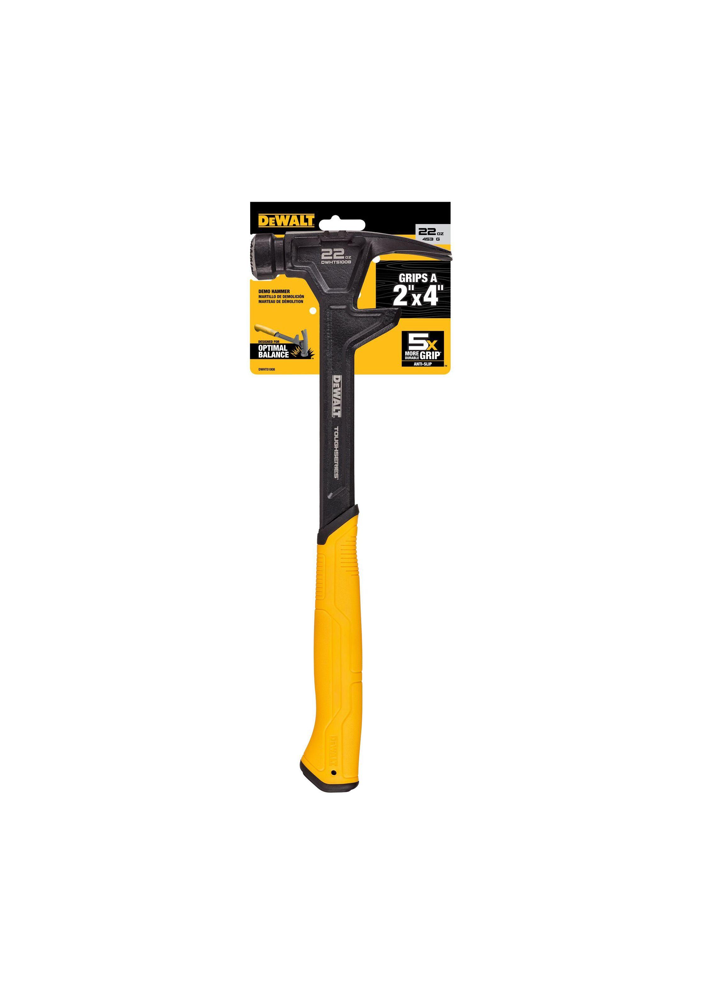Martillo de uña Demolición 22oz TOUGHSERIES DEWALT DWHT51008-2
