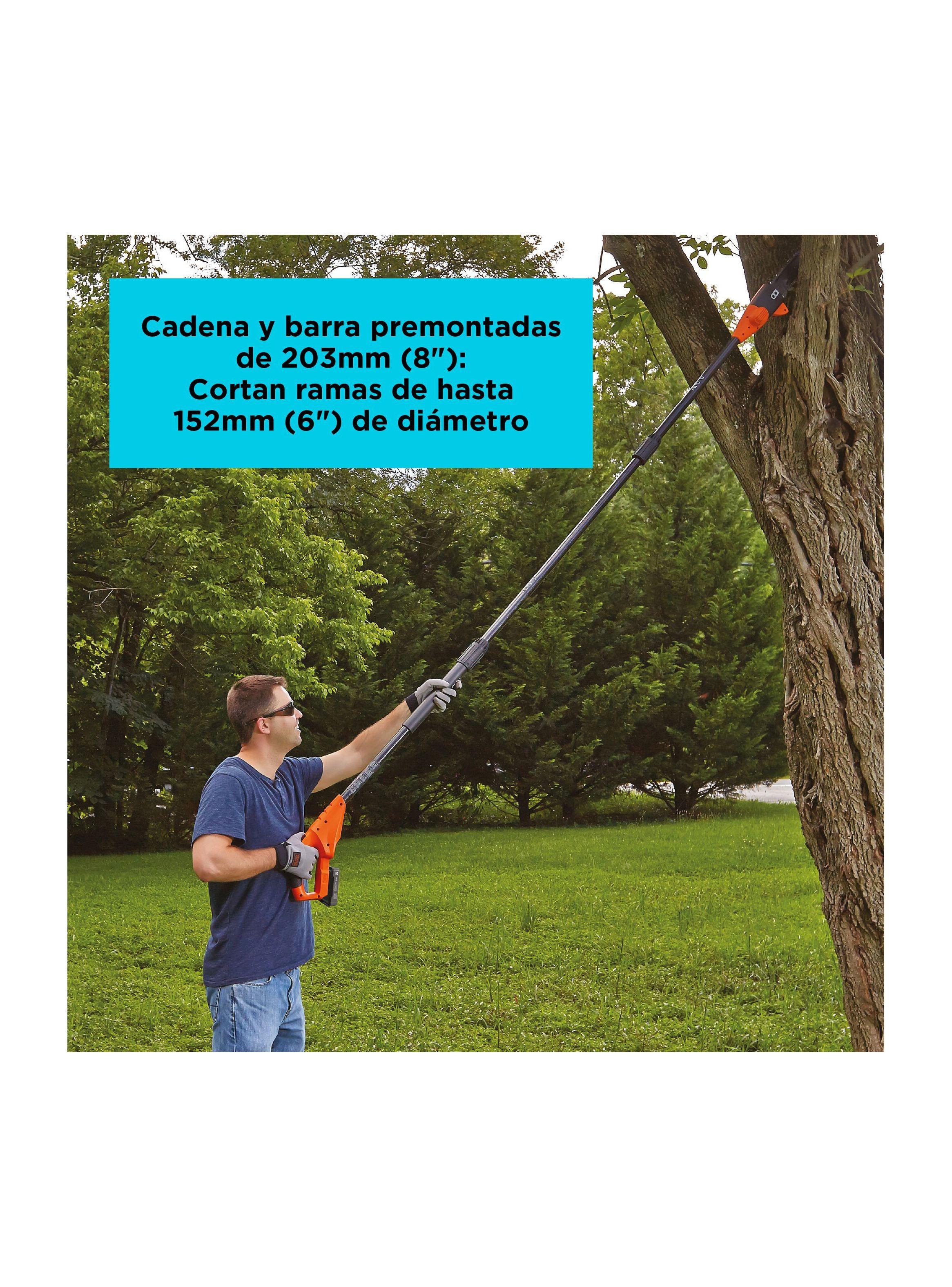 Podadora de Altura 20V 8” BLACK+DECKER BCPP120D1-B2-4