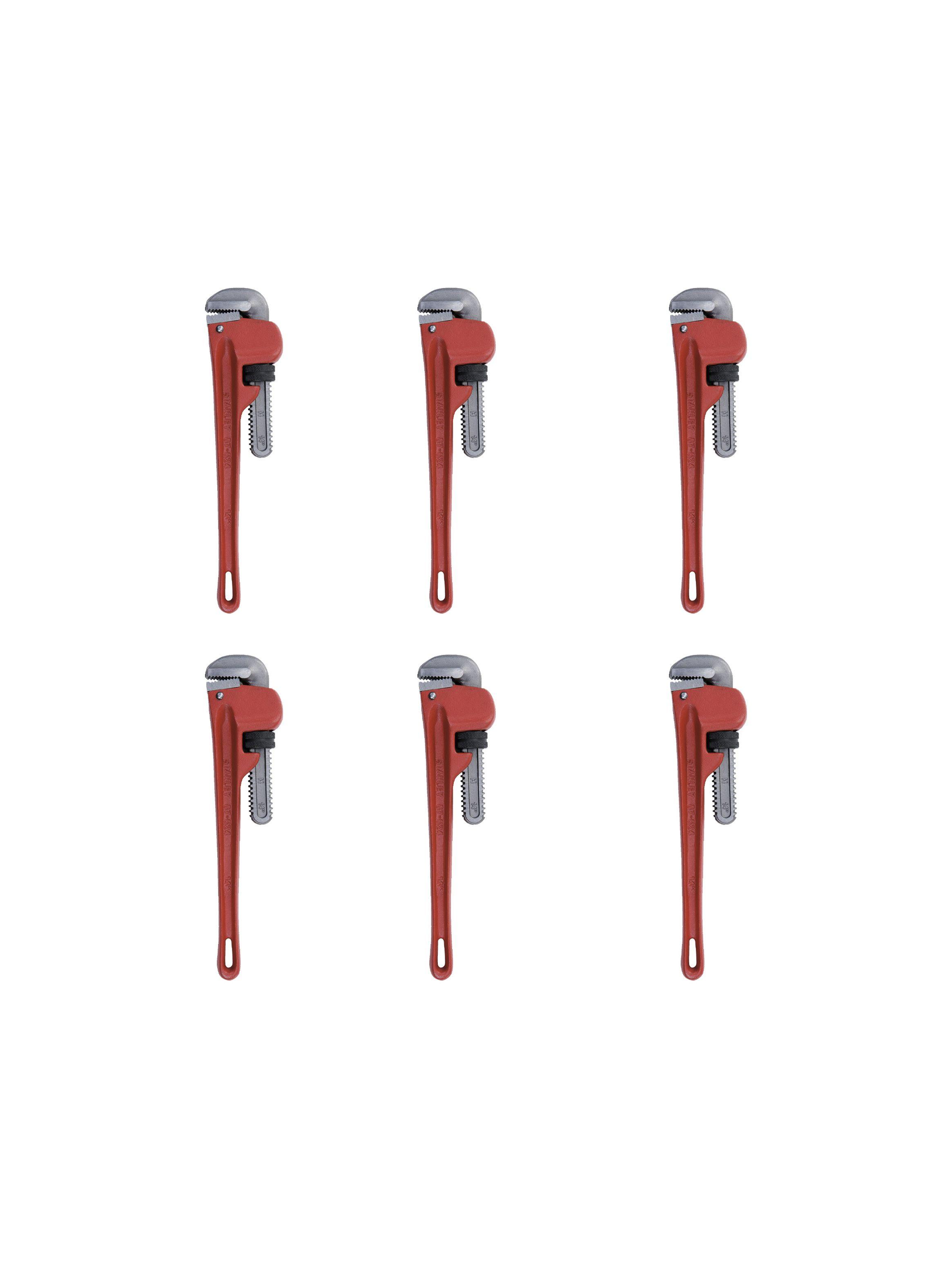 Set 6 llaves de tubo 14” (355mm) STANLEY 87-624-0