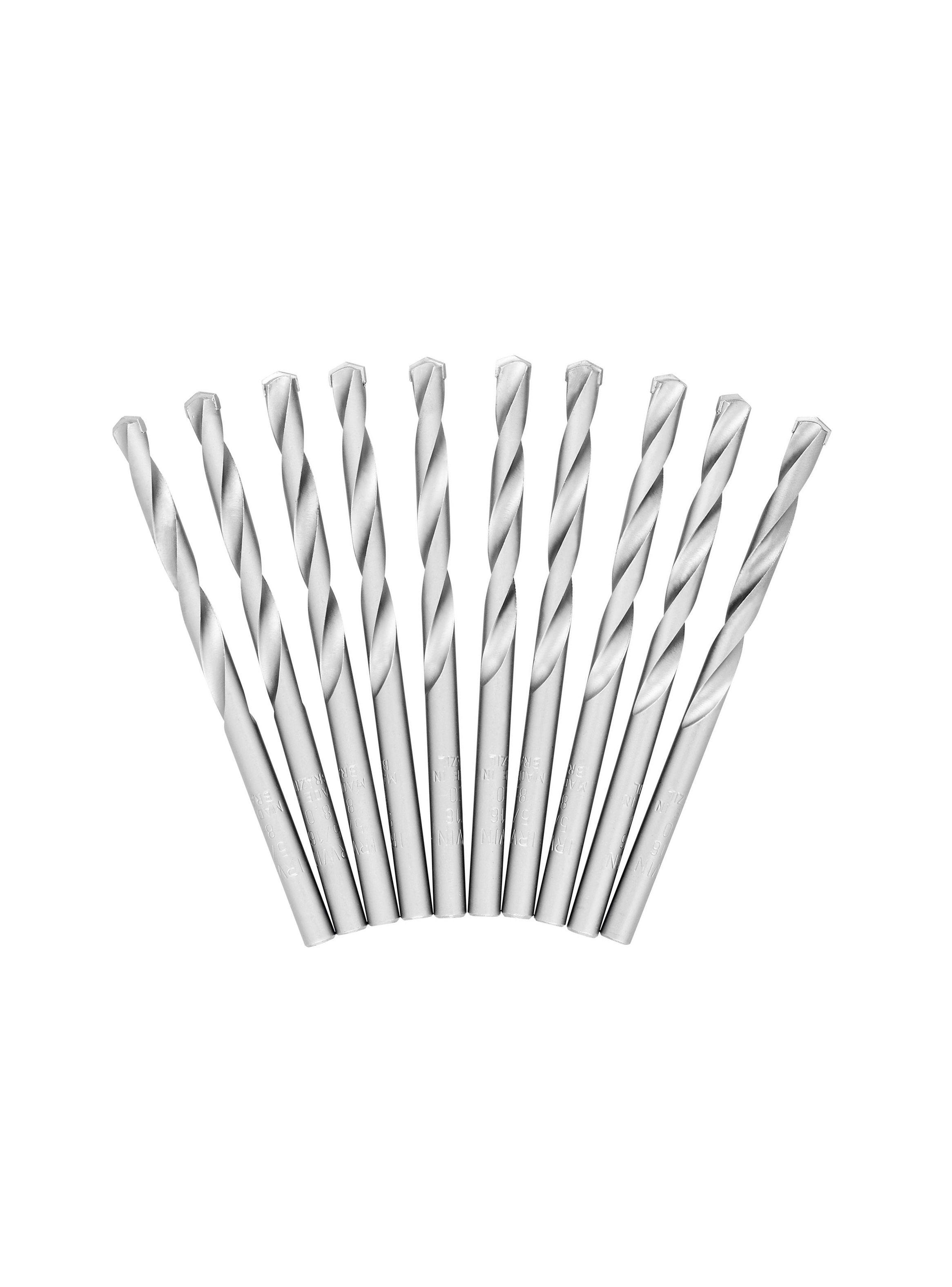 Set 10 brocas para concreto 8mm IRWIN IW907-0