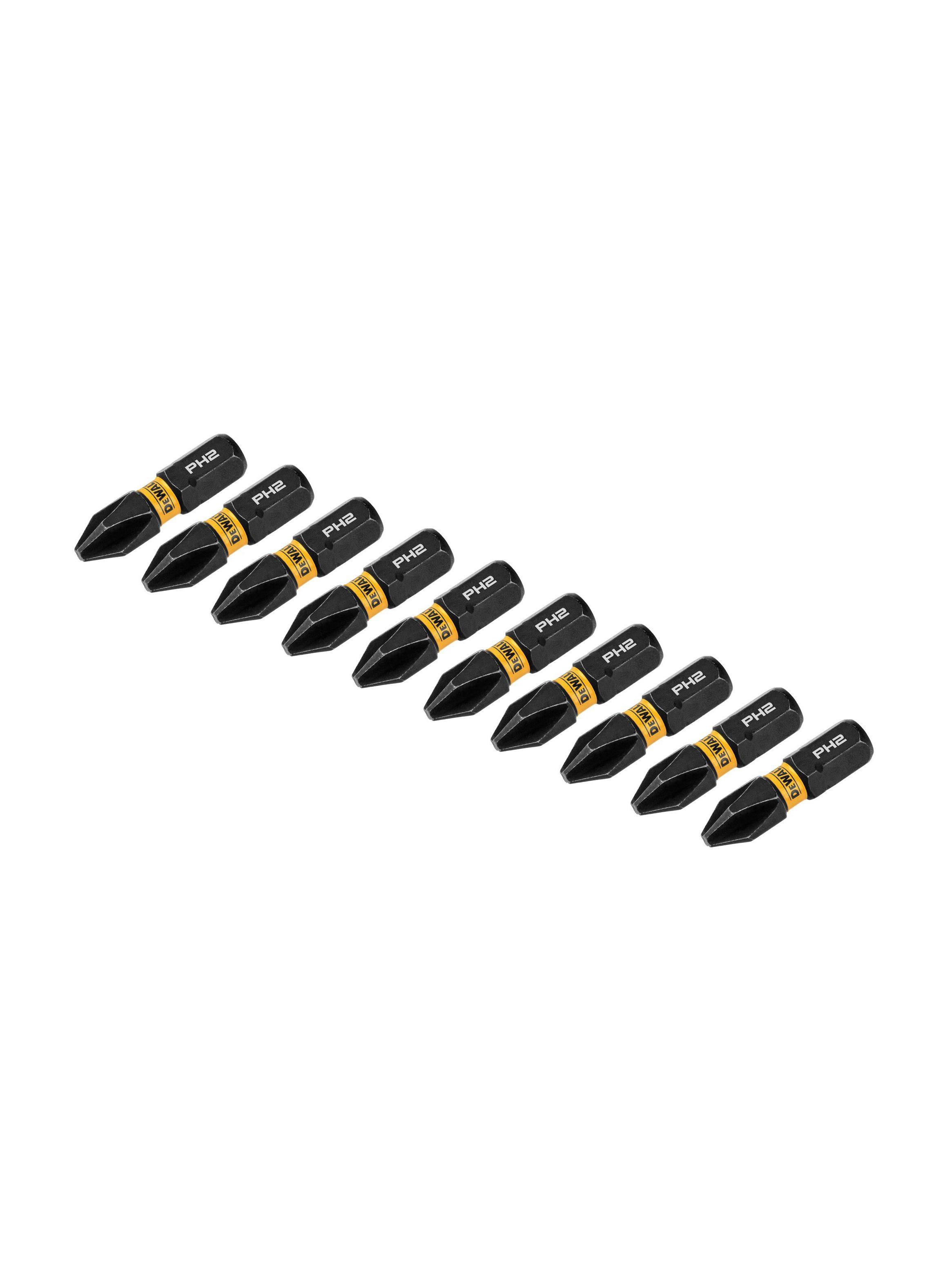 Set 10 puntas PH2 FLEXTORQ DEWALT DWAF1PH2IR10-2