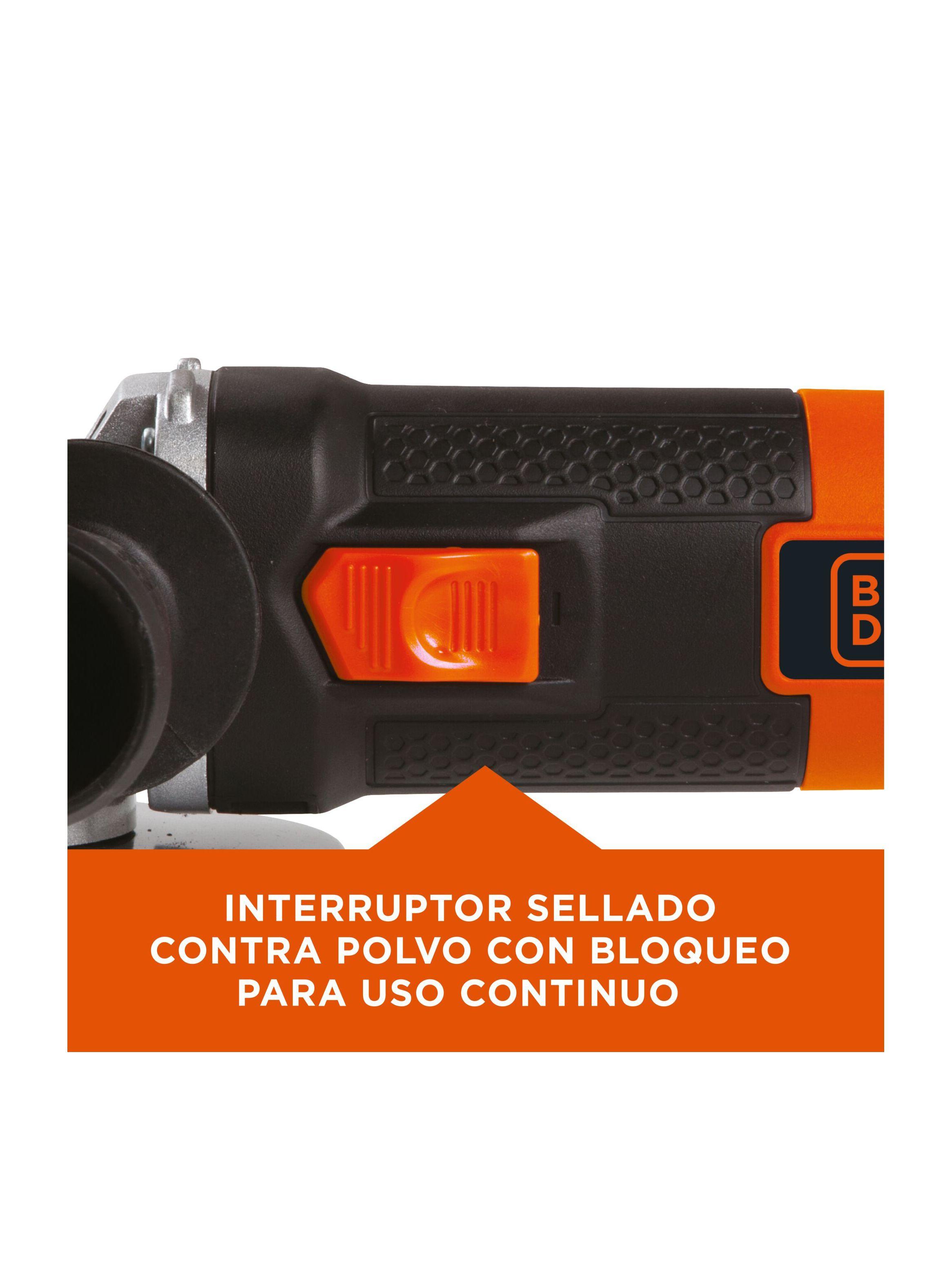 Esmeril 4-1/2" 820W + kit seguridad G720K-B2C BLACK+DECKER-2