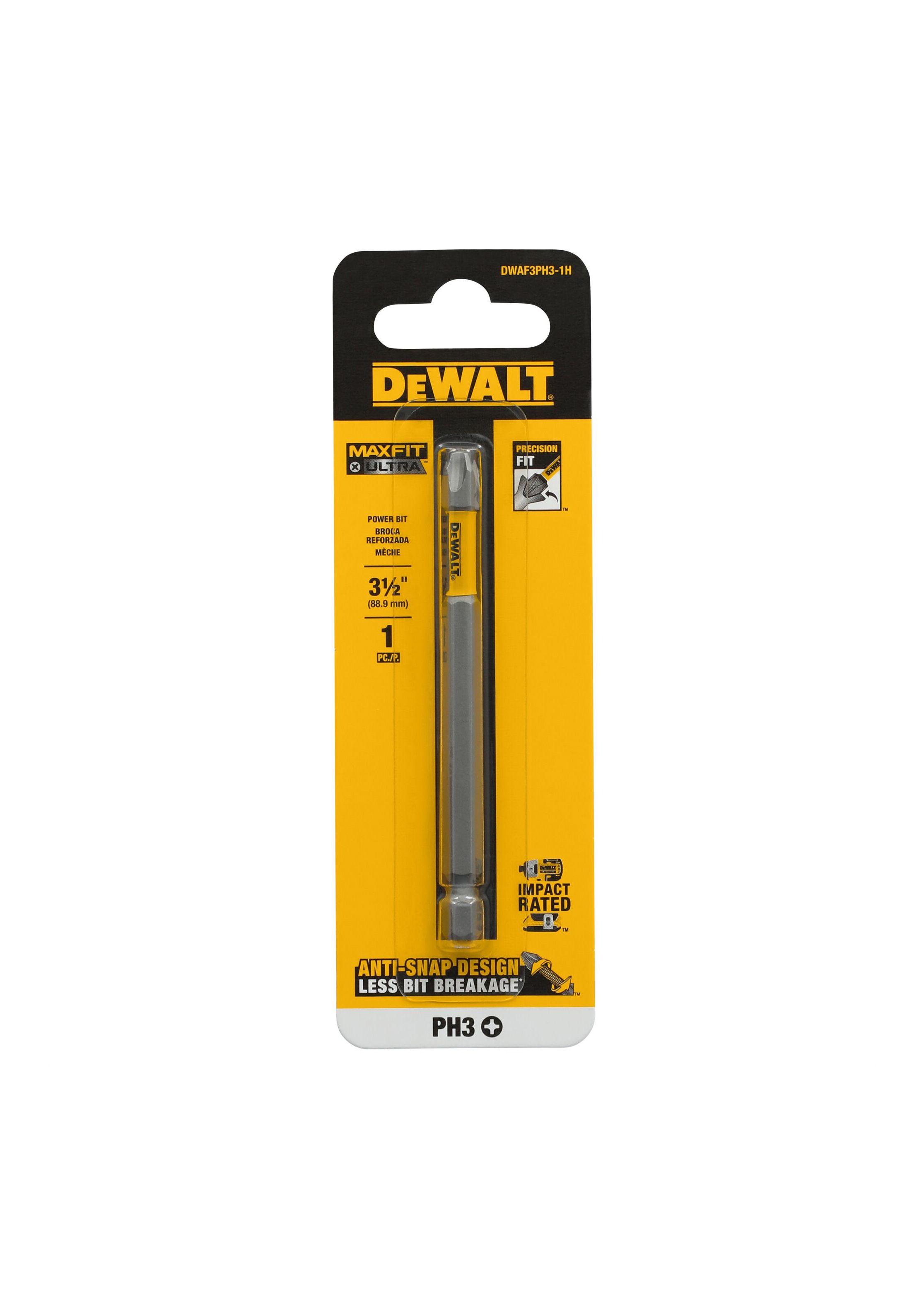 Broca reforzada 3-1/2” Phillips #3 MAXFIT DEWALT DWAF3PH3-1H-3