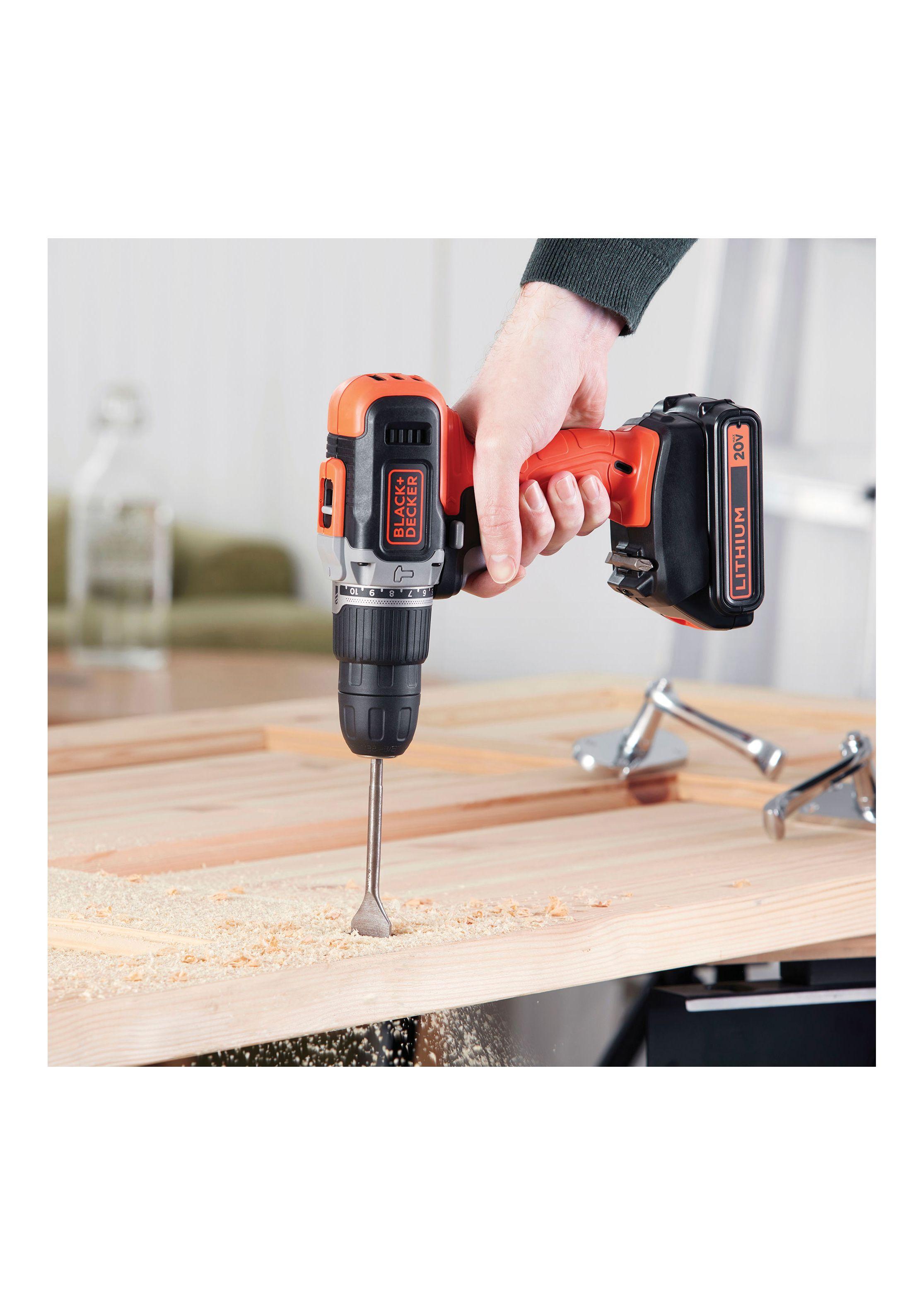 Kit Taladro Percutor 20V + Set de accesorios BLACK+DECKER-2