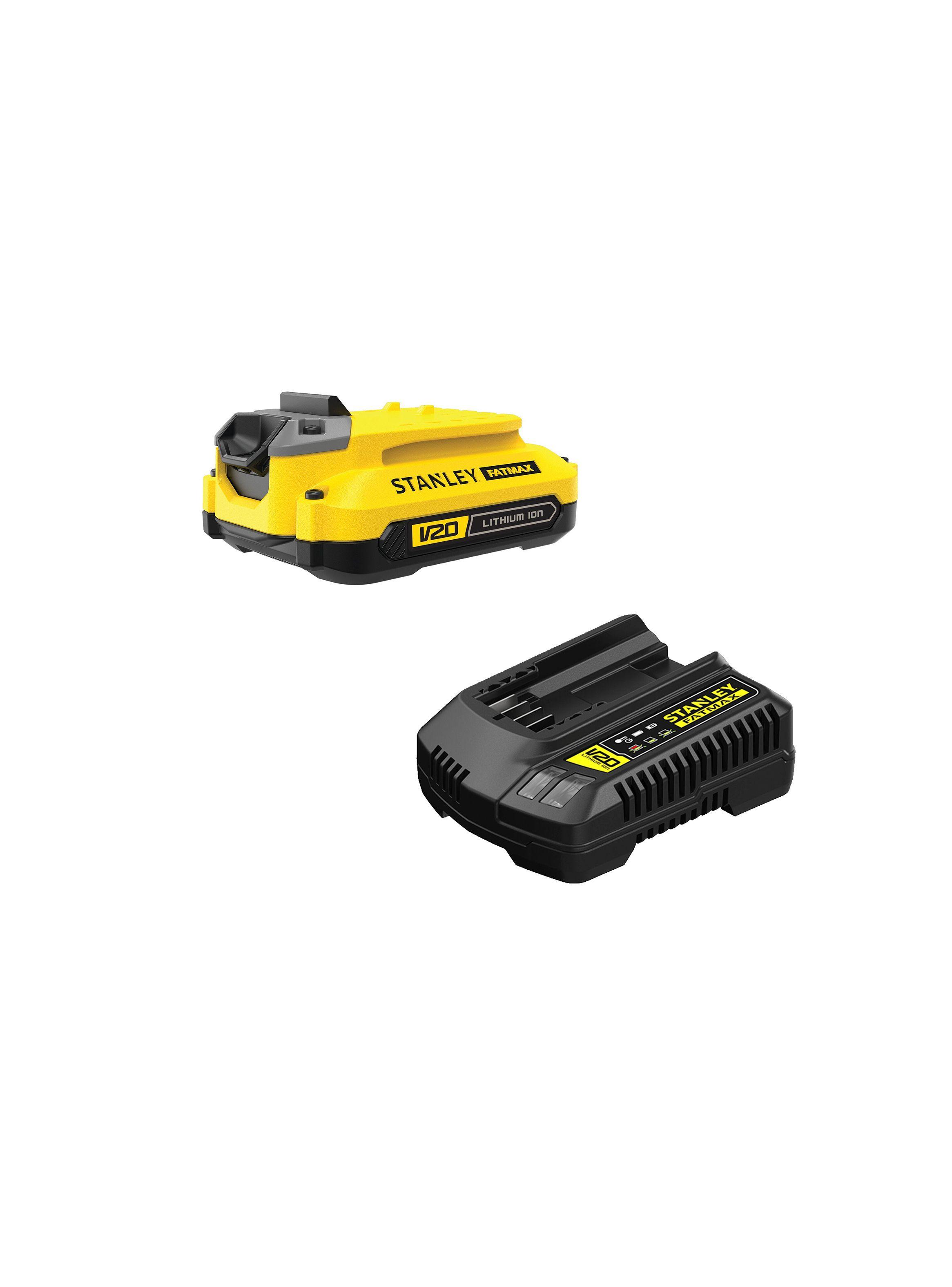 Kit taladro percutor 20V + accesorios STANLEY SCDL712D2S-B2-3