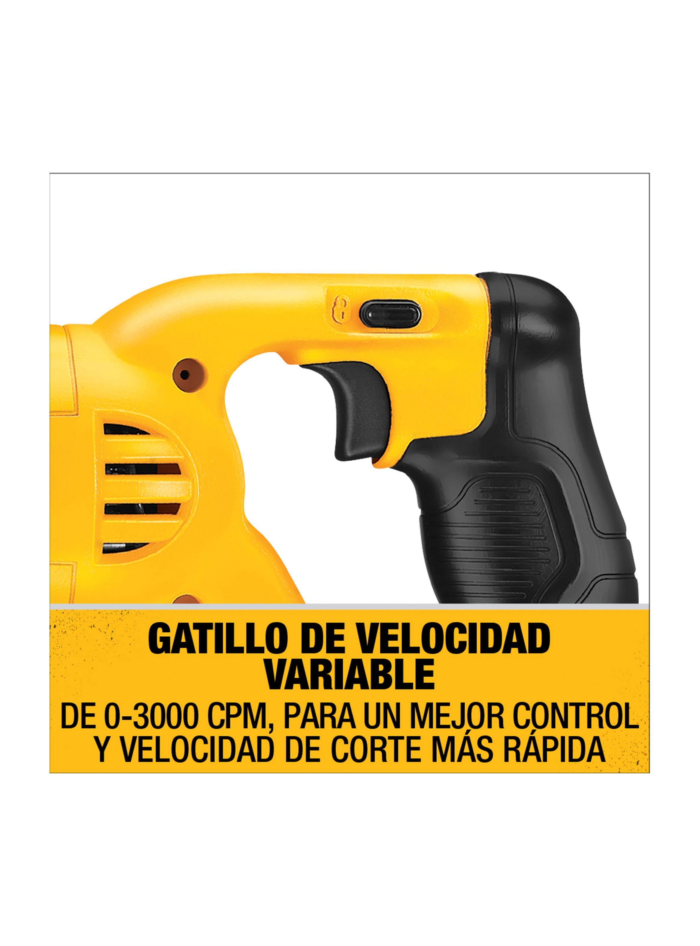 Sierra Sable Inalámbrica 20V Sin Batería DEWALT DCS380B-B3-3