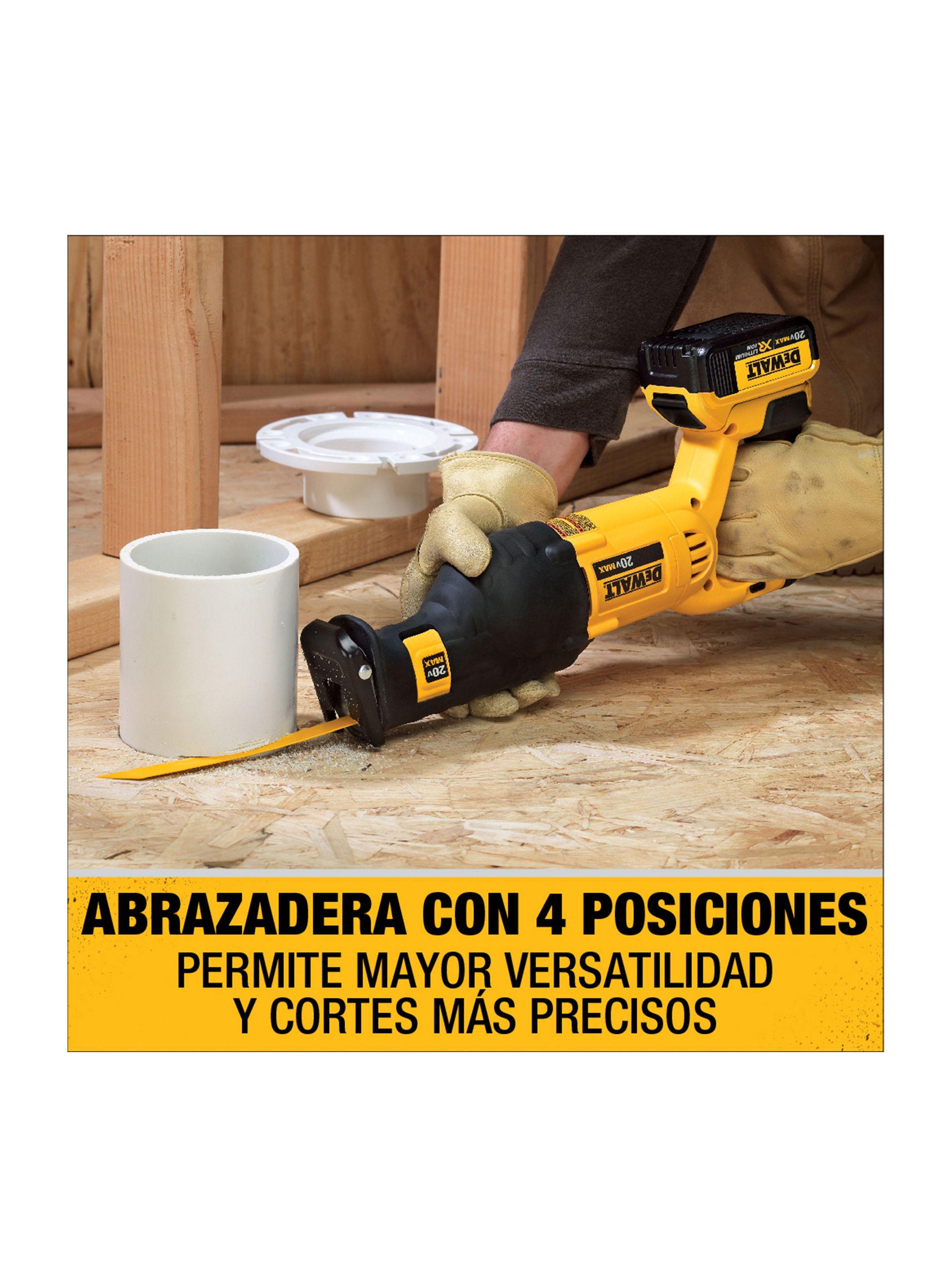Sierra Sable Inalámbrica 20V Sin Batería DEWALT DCS380B-B3-4