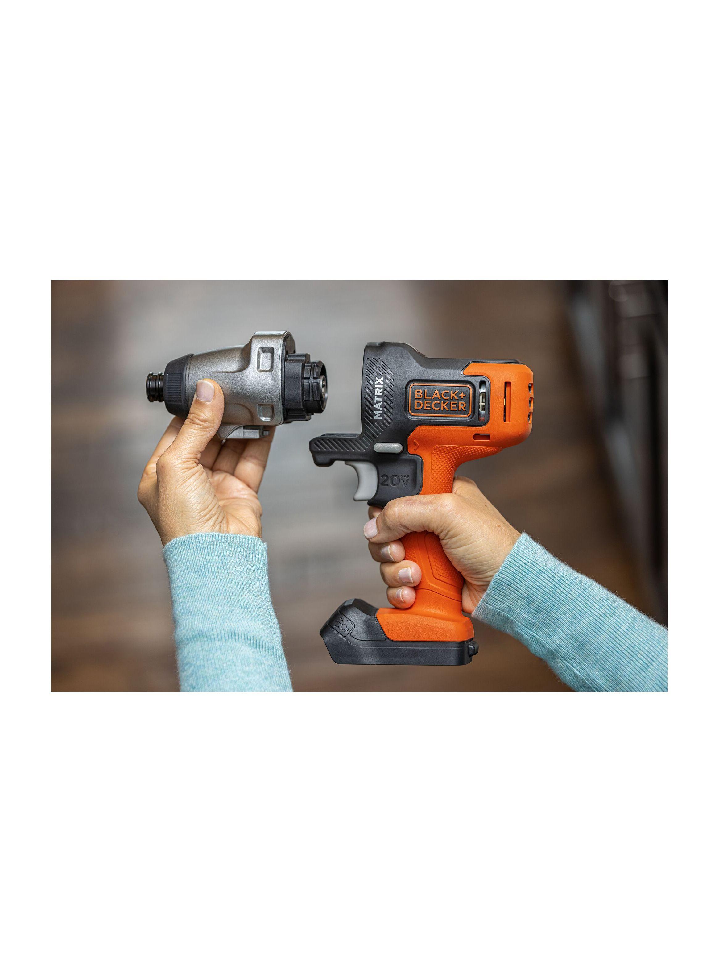 Cabezal Atornillador de Impacto Matrix BLACK+DECKER BDCMTI-3
