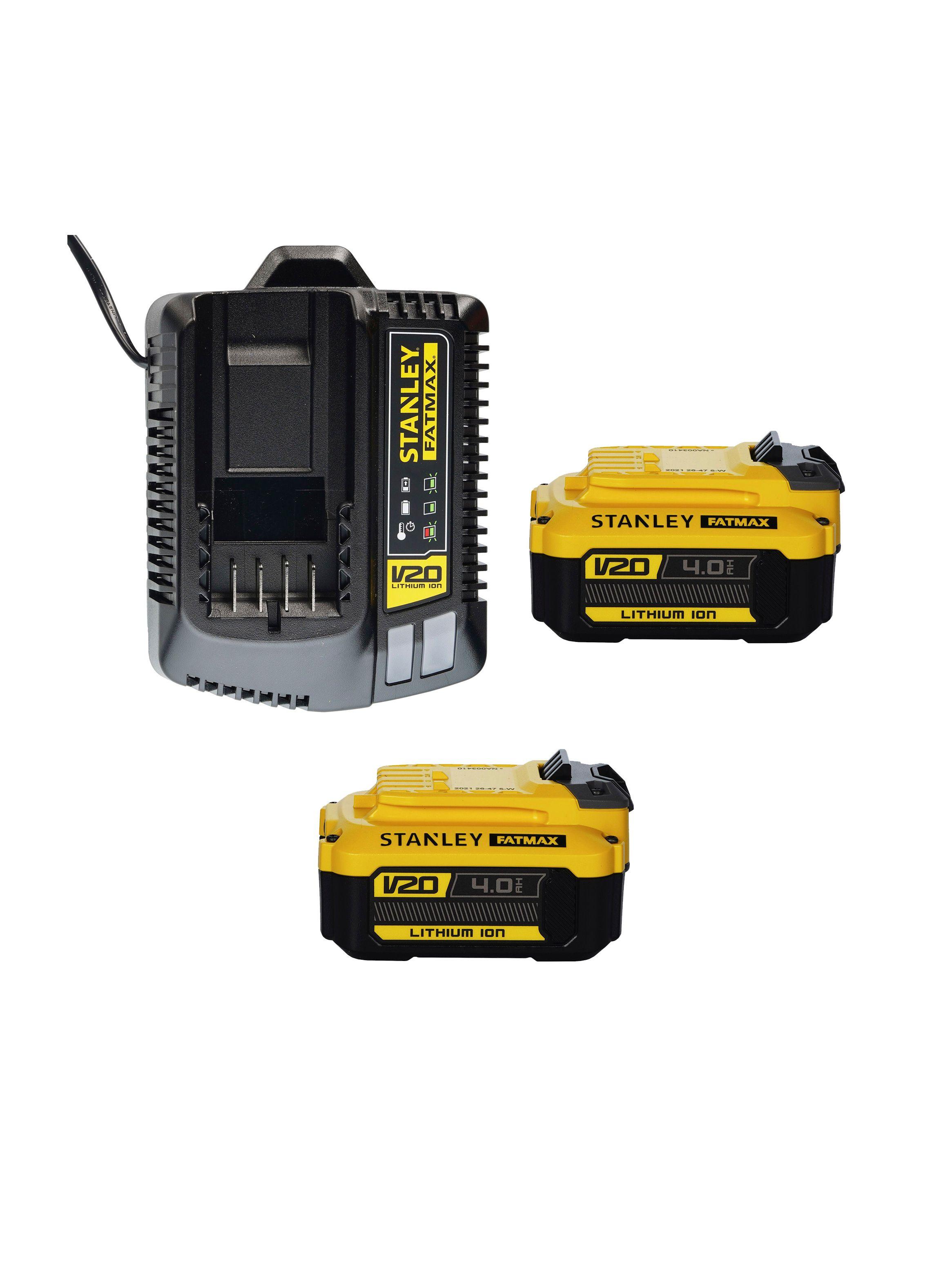 Kit esmeril + taladro 20V + acces STANLEY SBG700M2K-SCD711B-3