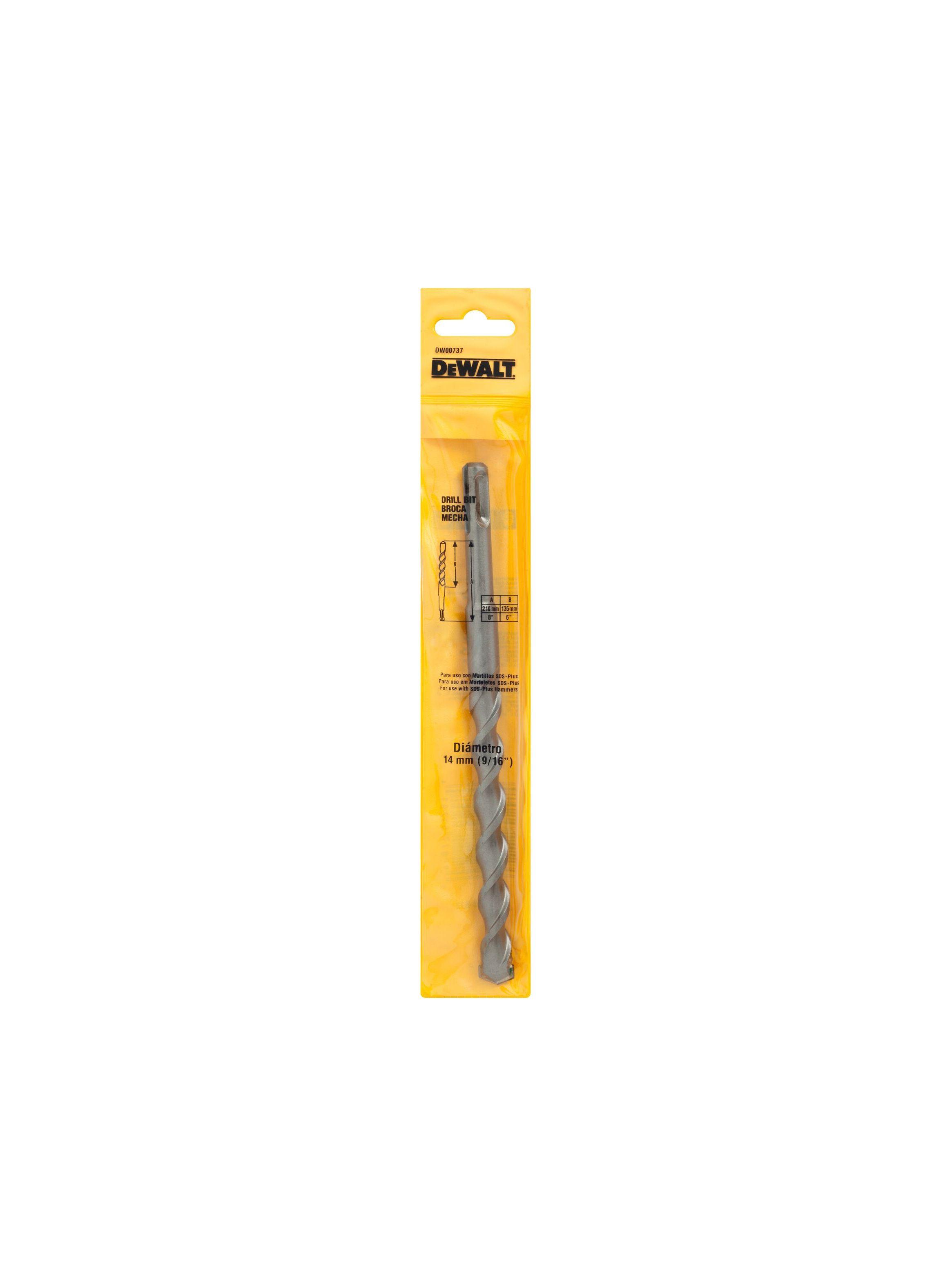 Broca SDS Plus Extreme 14x210mm DEWALT DW00737-3
