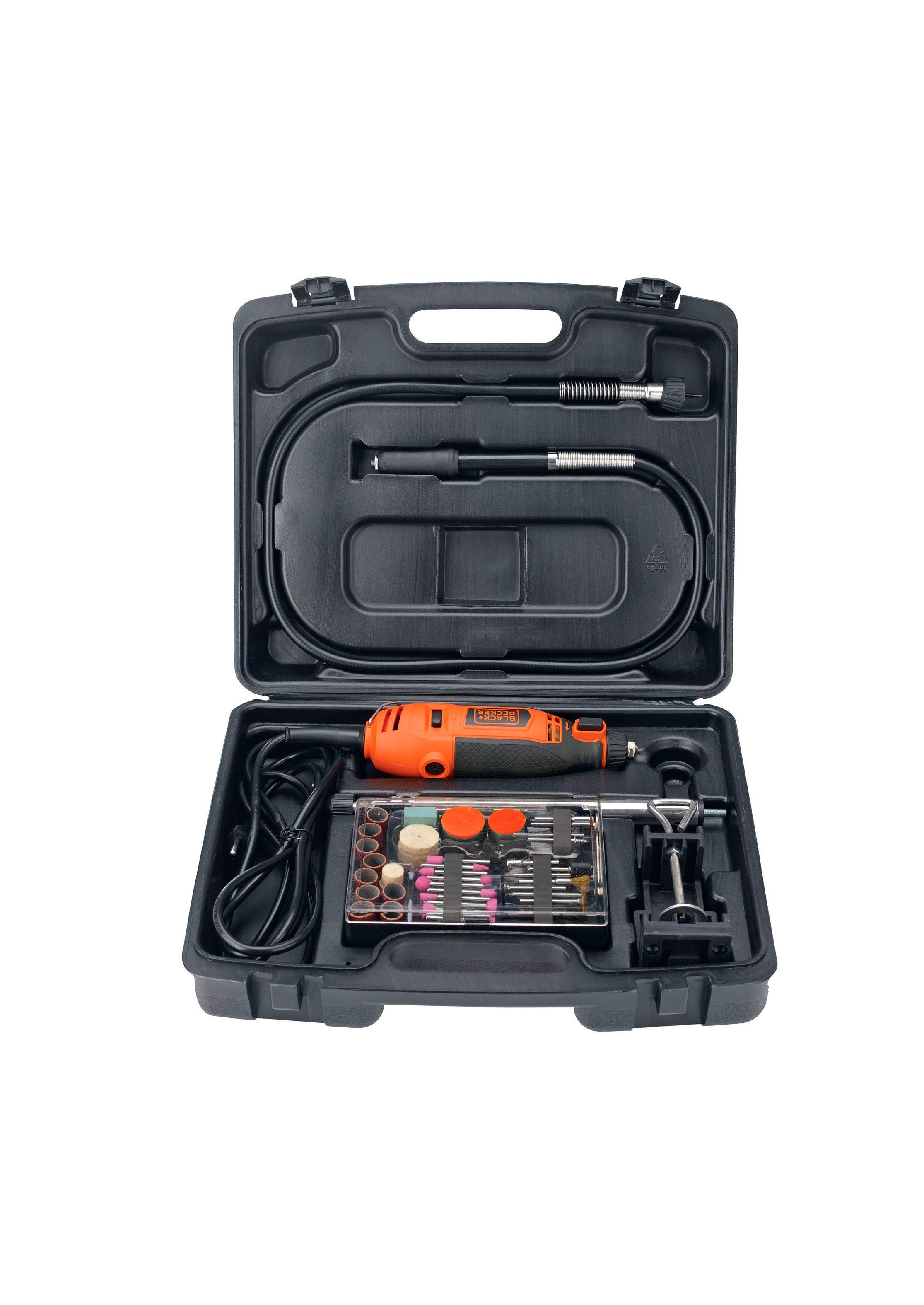 Kit minitorno 180W + 113 accesorios BLACK+DECKER-0