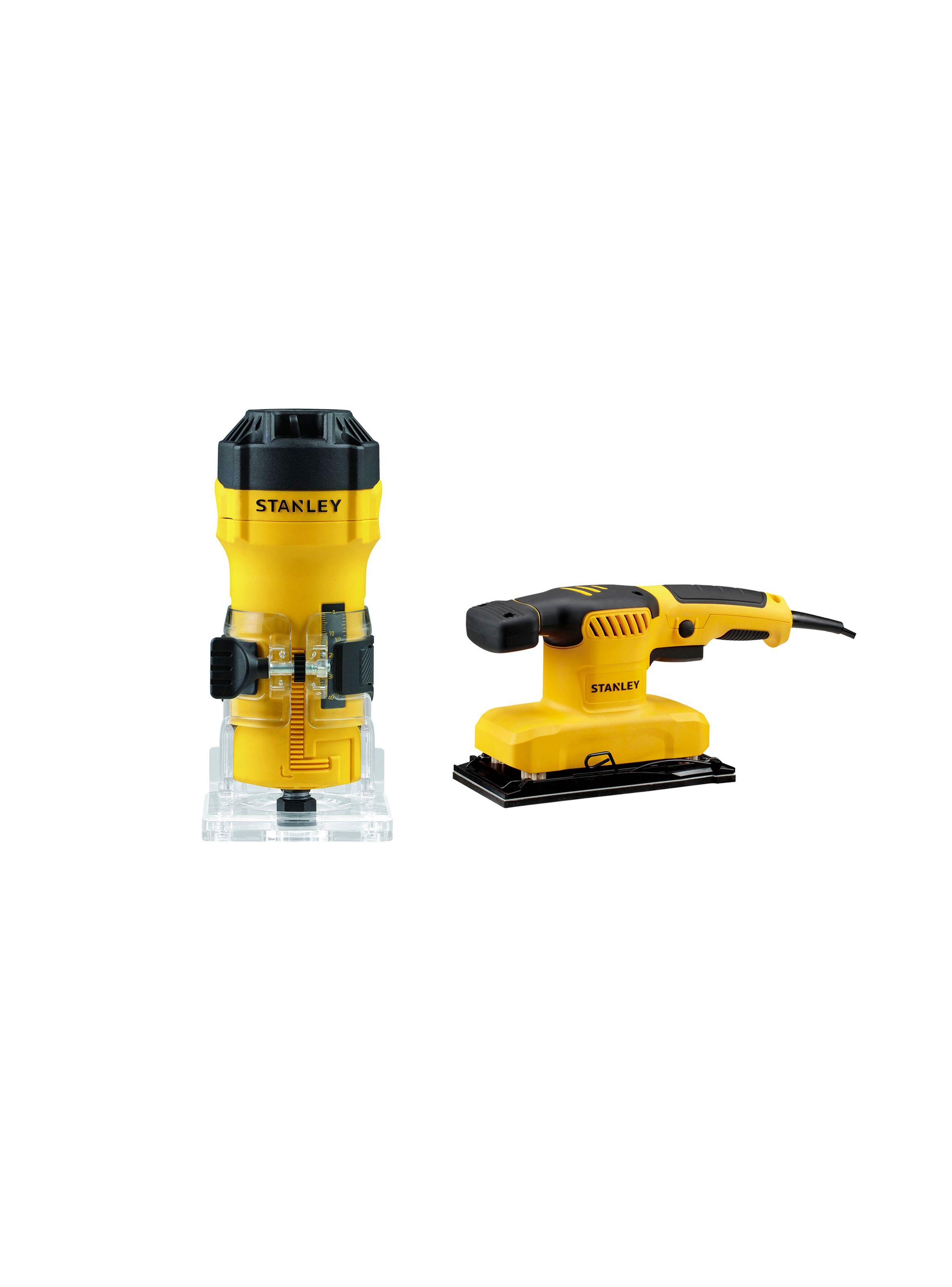 Kit rebajadora 550W + lijadora 280W STANLEY PACKSPT-REB-LIJ-0