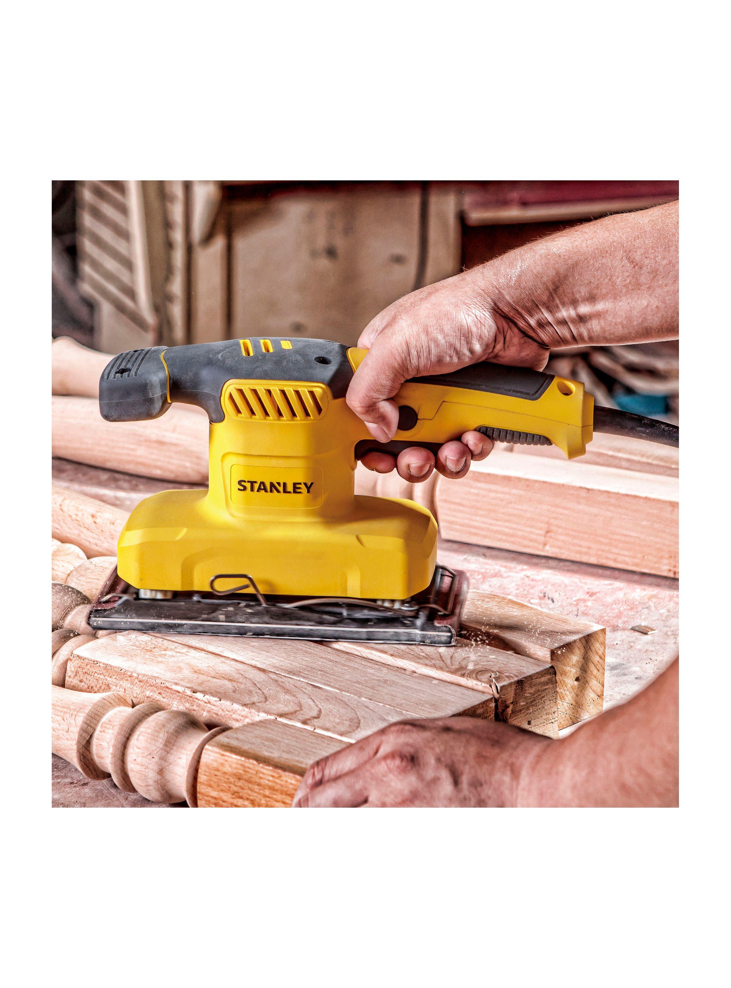 Kit rebajadora 550W + lijadora 280W STANLEY PACKSPT-REB-LIJ-5