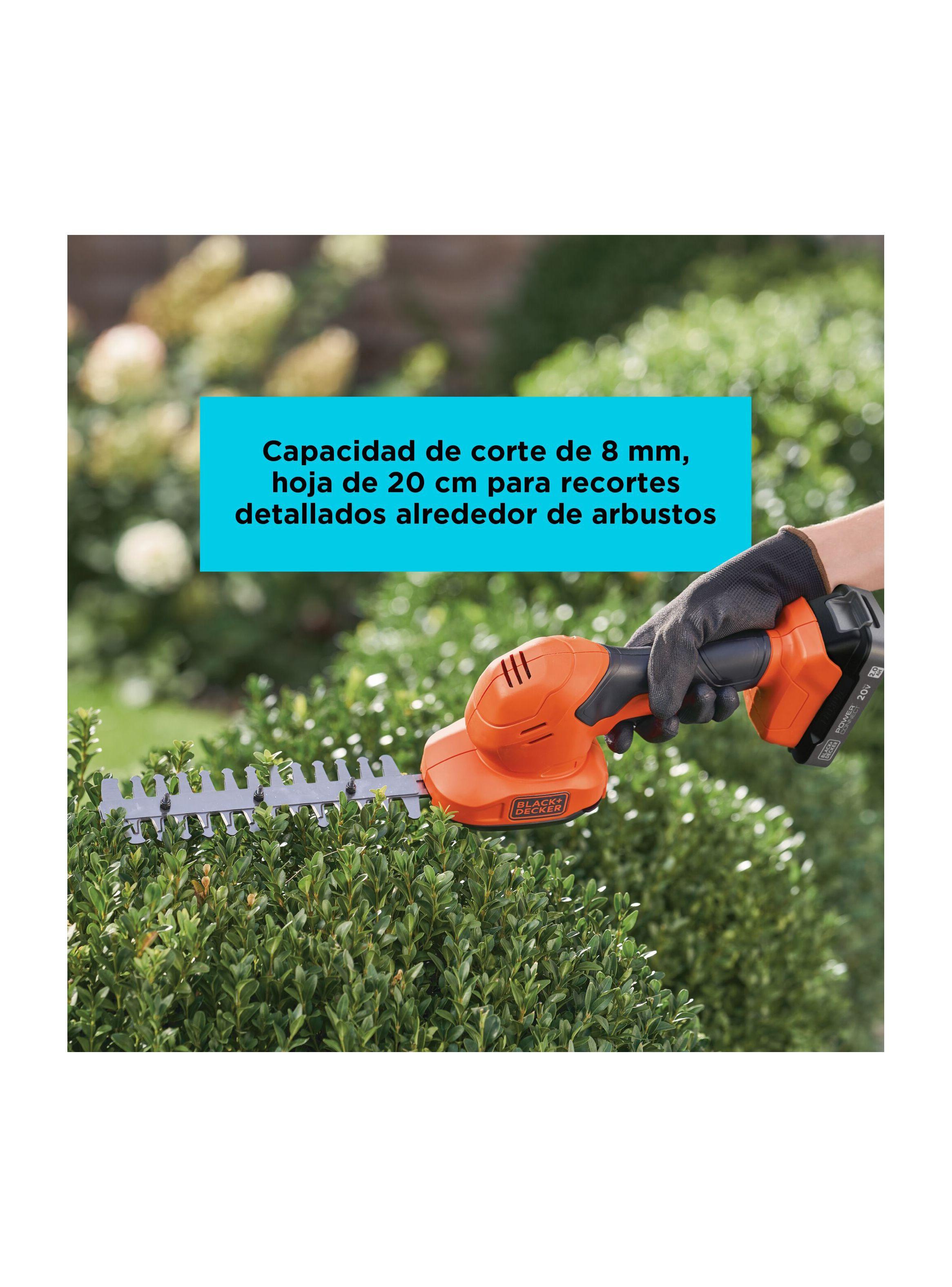 Cortaseto 20V 2 en 1 BLACK+DECKER BCSS820D1-B2-3