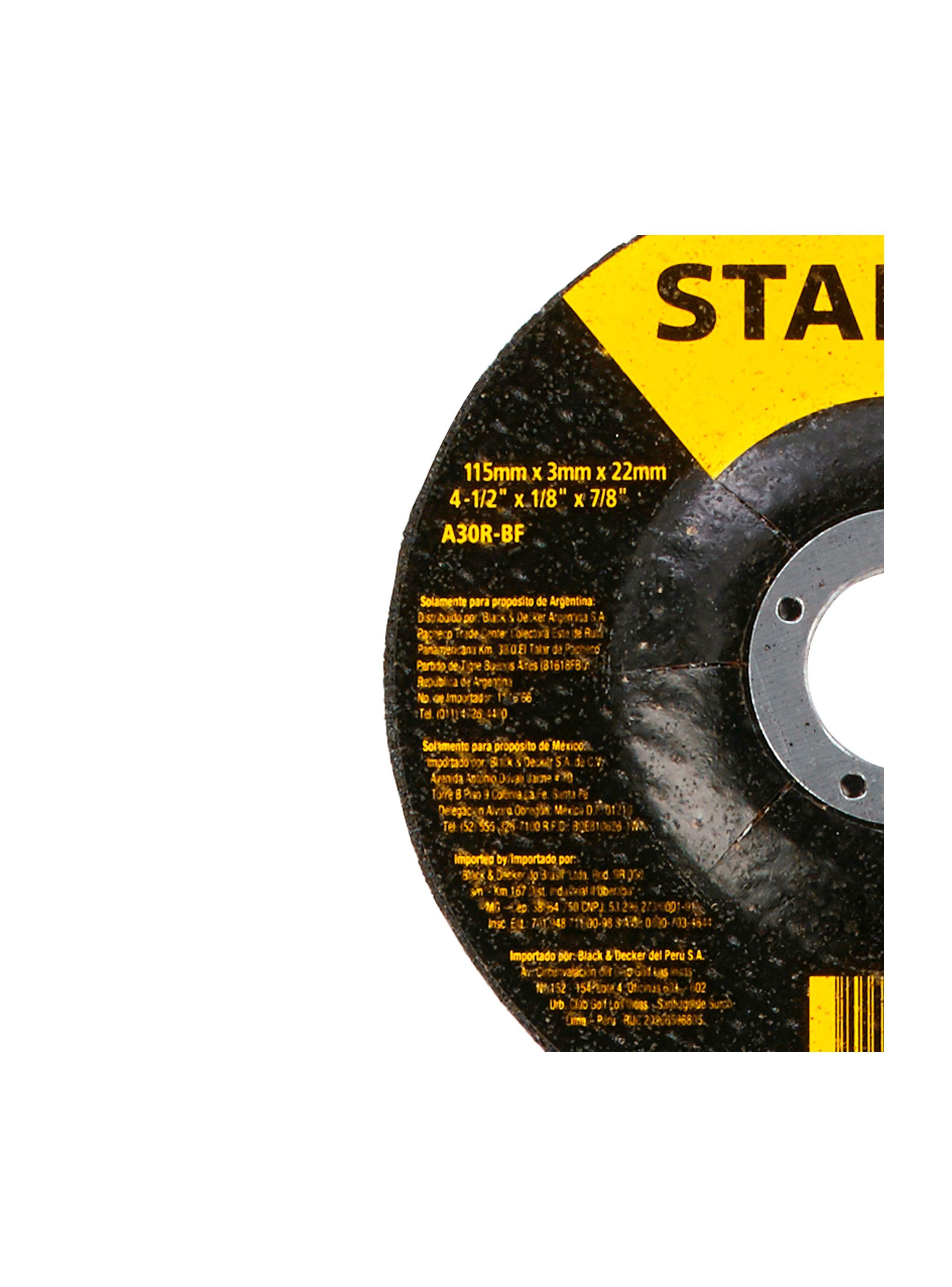 Set 25 discos corte metal 4-1/2" STANLEY STA0410-1